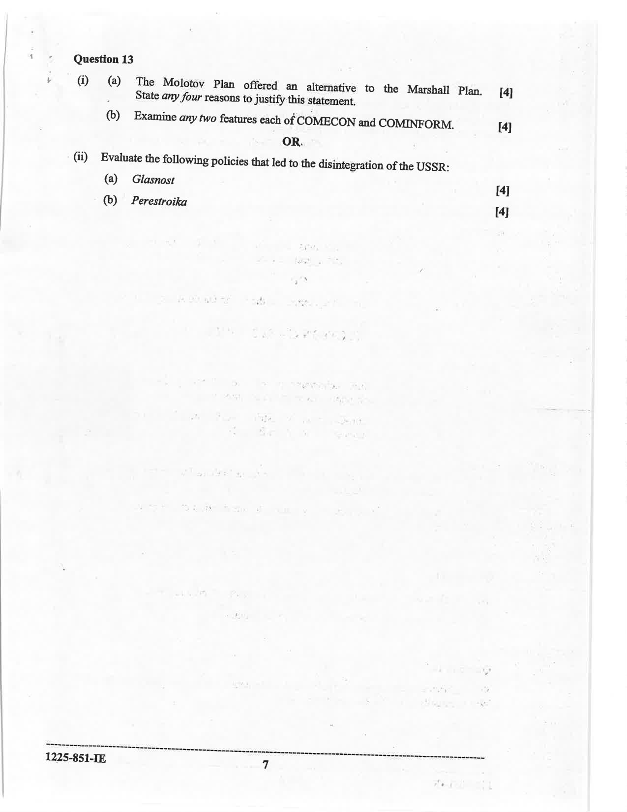 ISC 2025 History Improvement Examination Question Paper for Class 12 — page 7