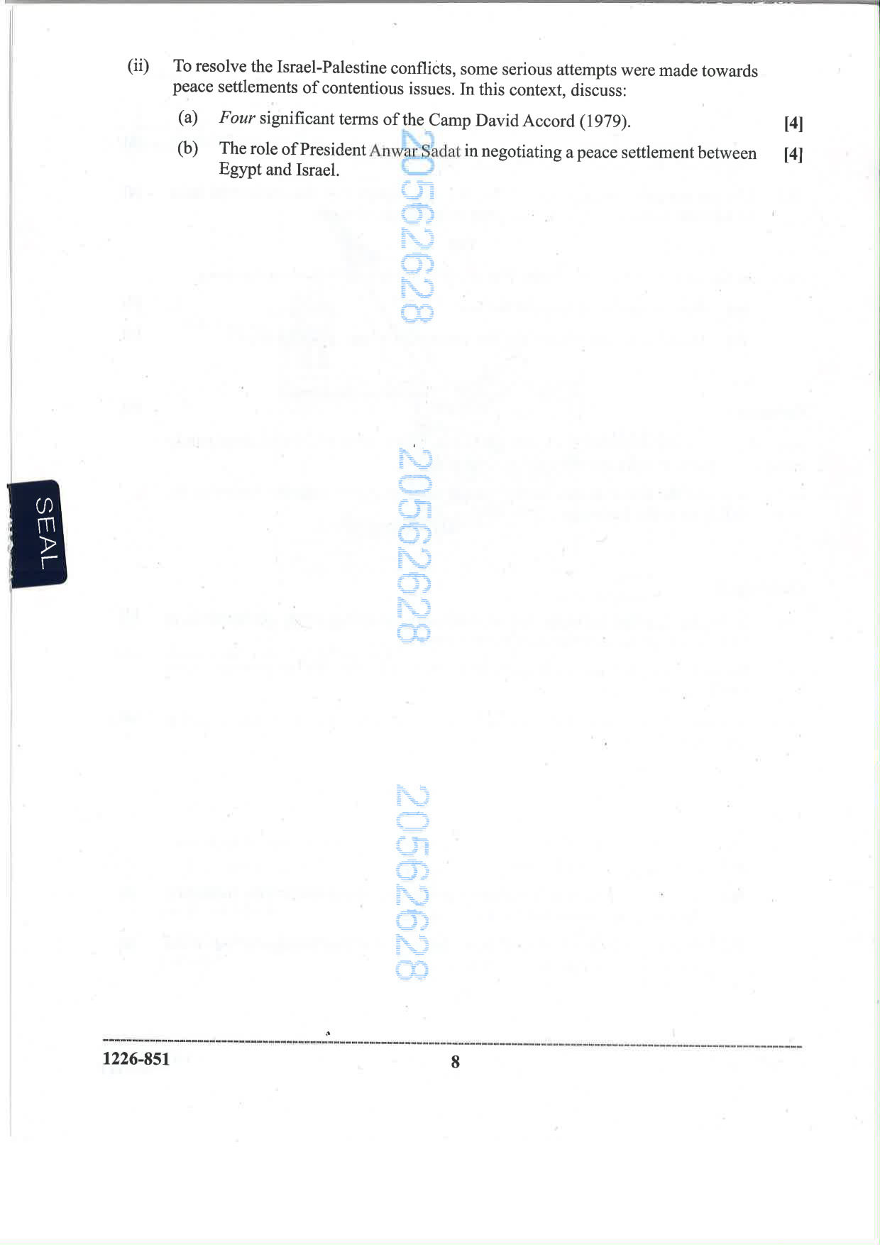 ISC 2026 History Question Paper for Class 12 — page 8