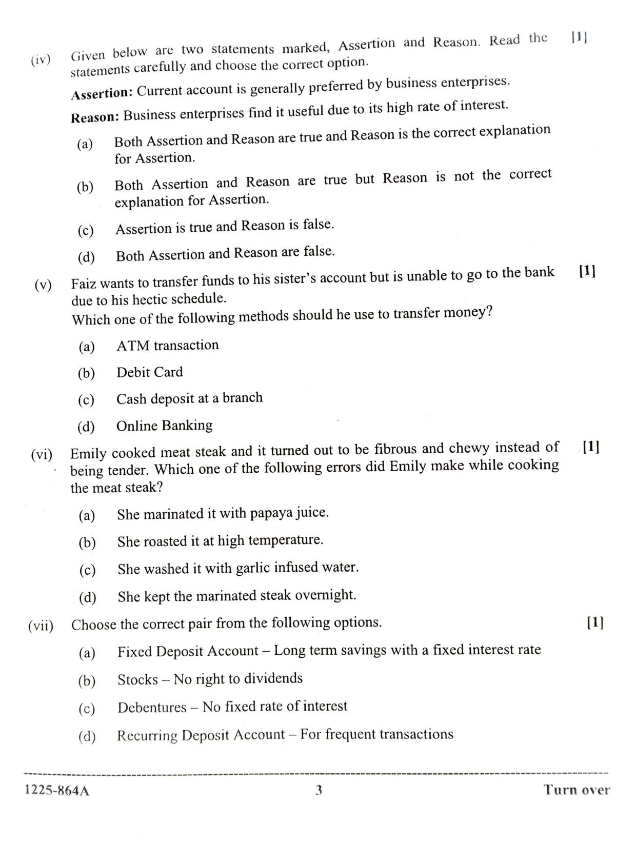 ISC 2025 Home Science Question Paper for Class 12 — page 3