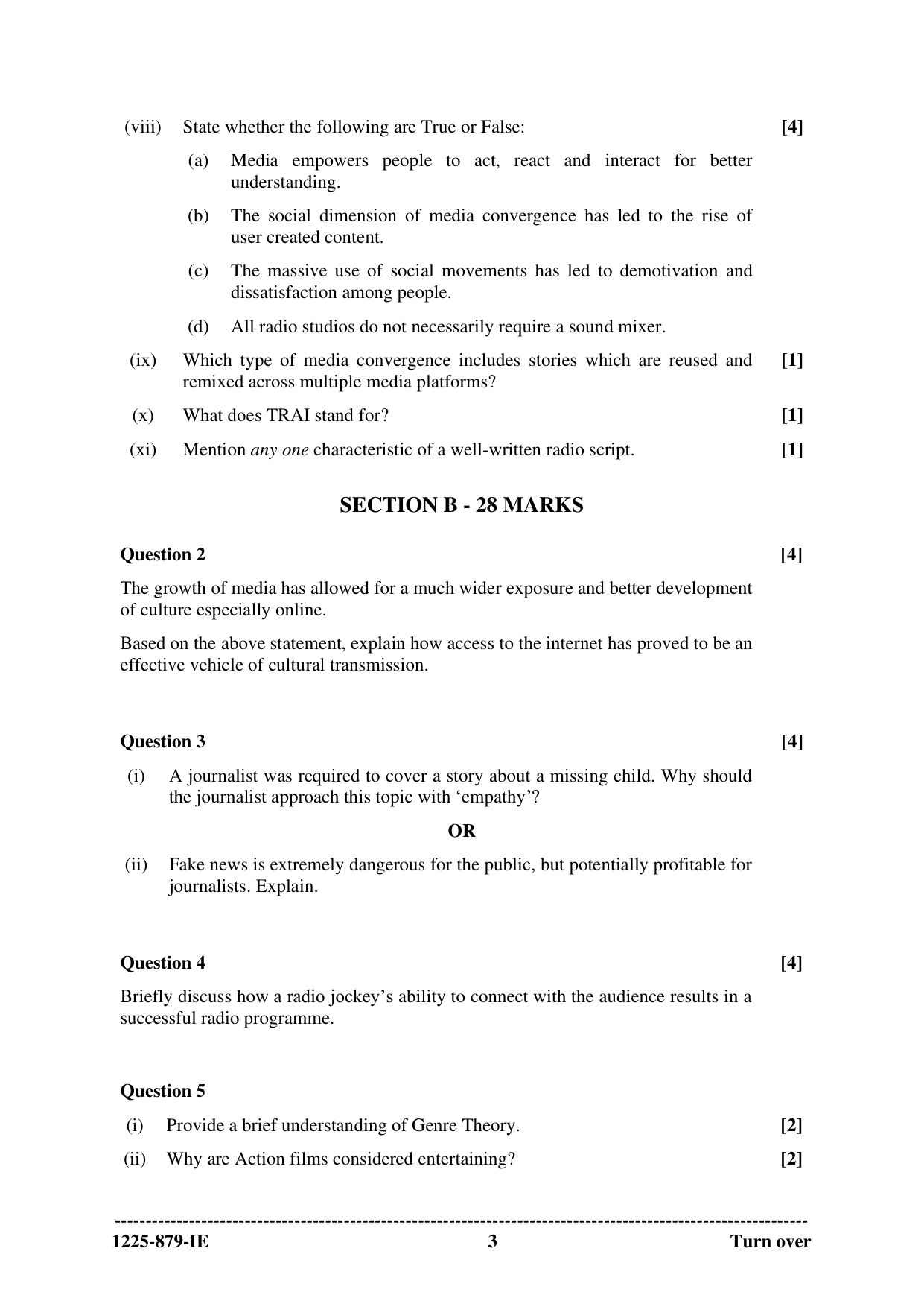 ISC 2025 Mass Media and Communication Improvement Examination Question Paper for Class 12 — page 3