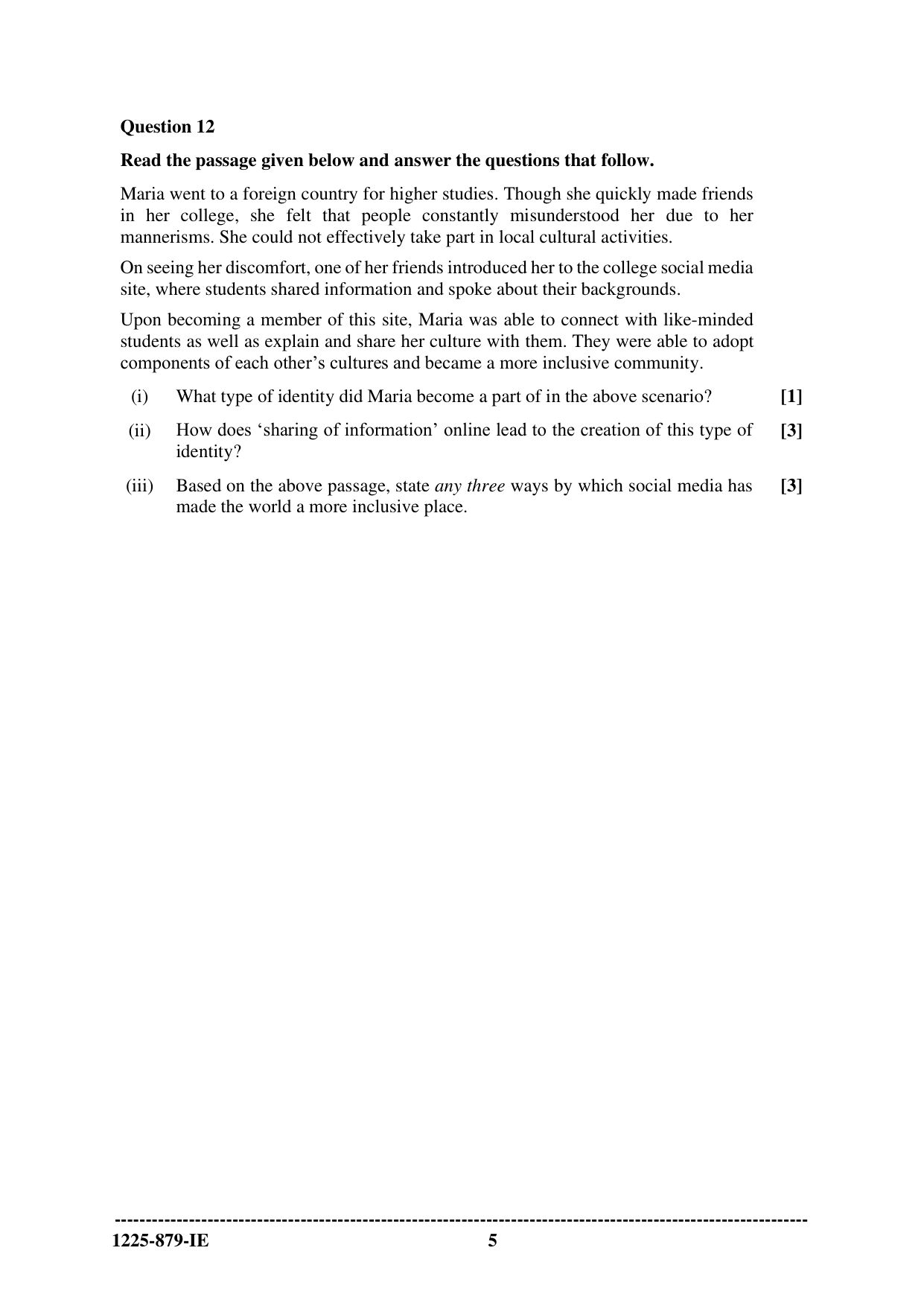 ISC 2025 Mass Media and Communication Improvement Examination Question Paper for Class 12 — page 5