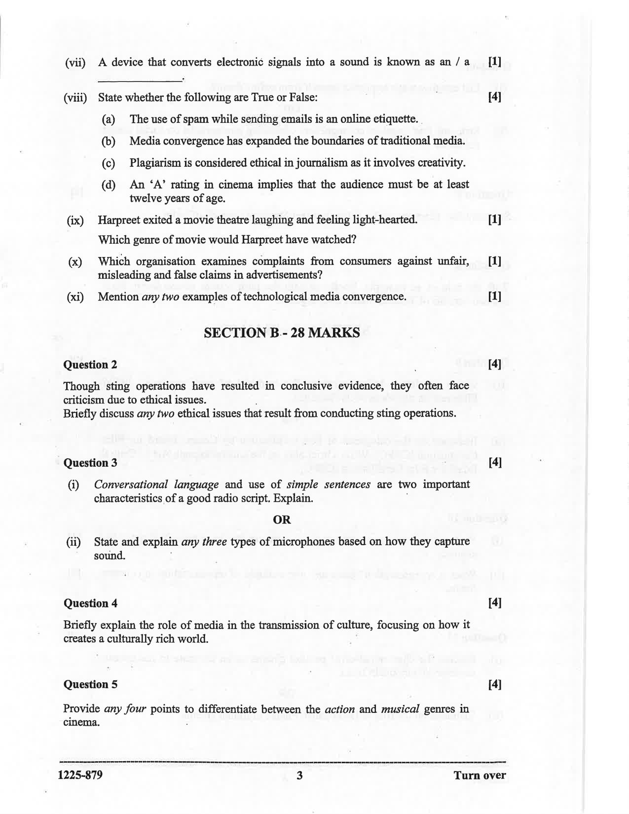 ISC 2025 Mass Media and Communication Question Paper for Class 12 — page 3