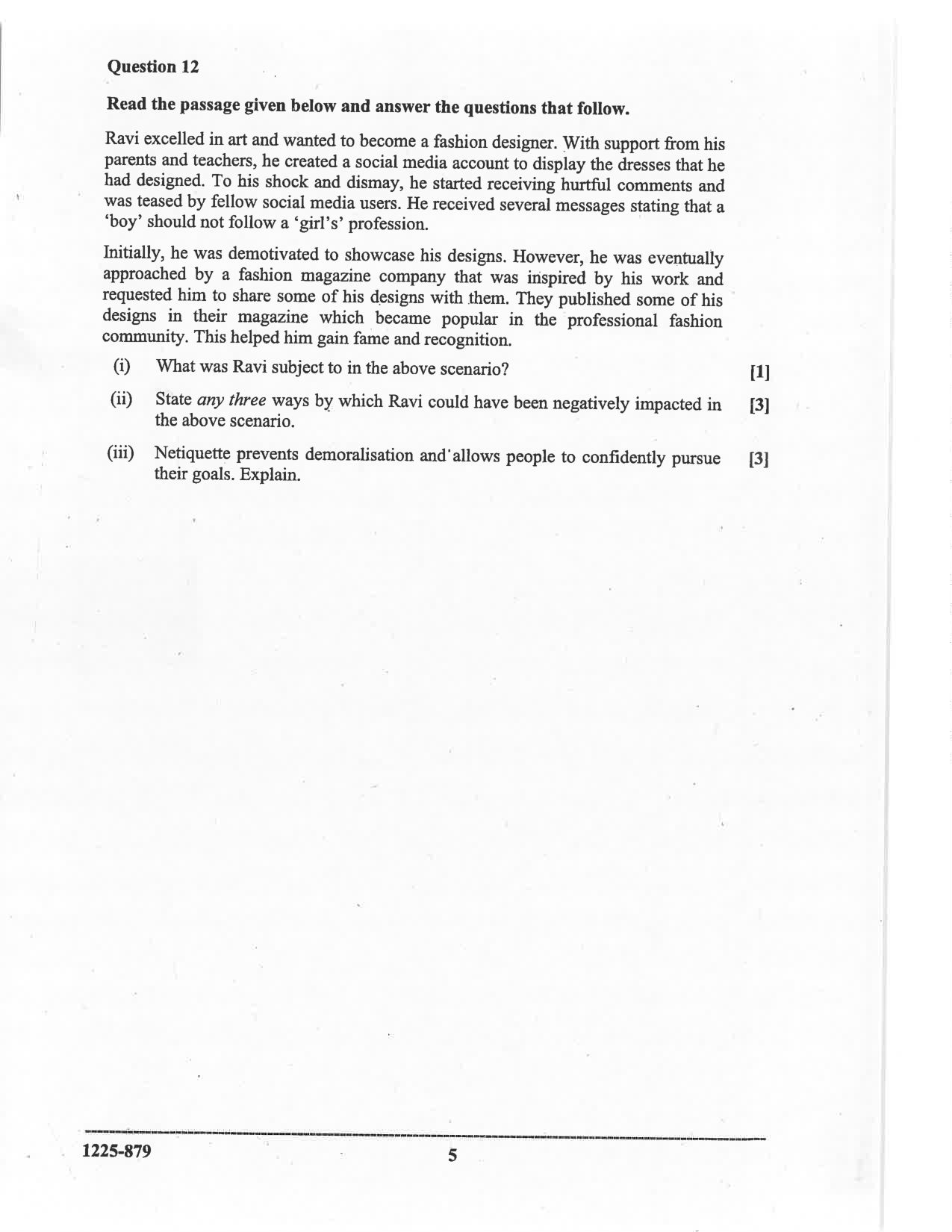 ISC 2025 Mass Media and Communication Question Paper for Class 12 — page 5
