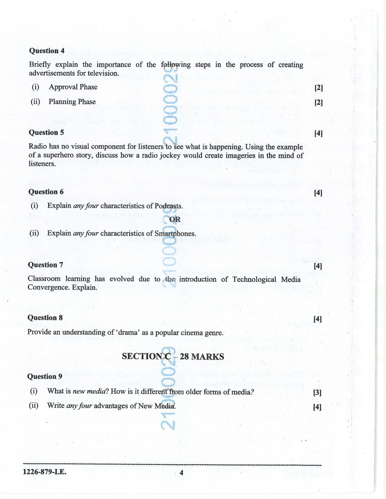 ISC 2026 Mass Media and Communication Improvement Examination Question Paper for Class 12 — page 4