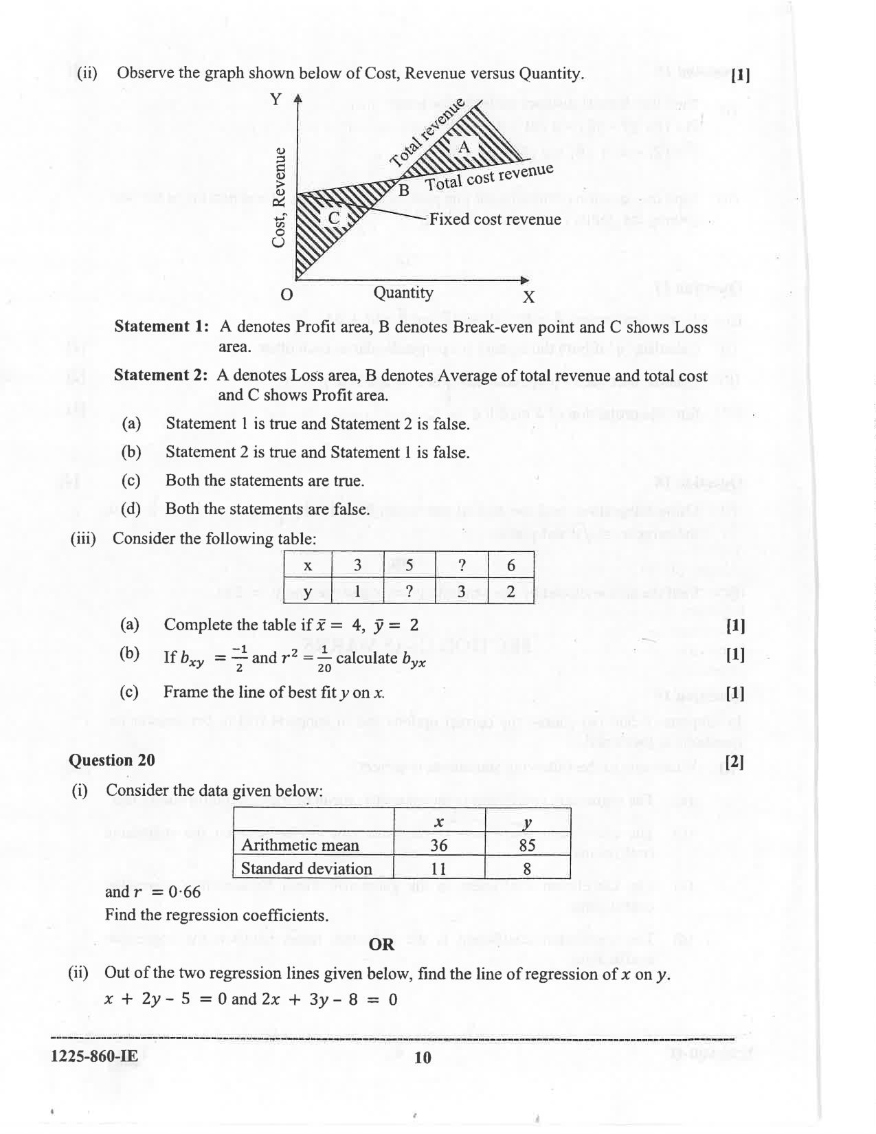 ISC 2025 Mathematics Improvement Examination Question Paper for Class 12 — page 10