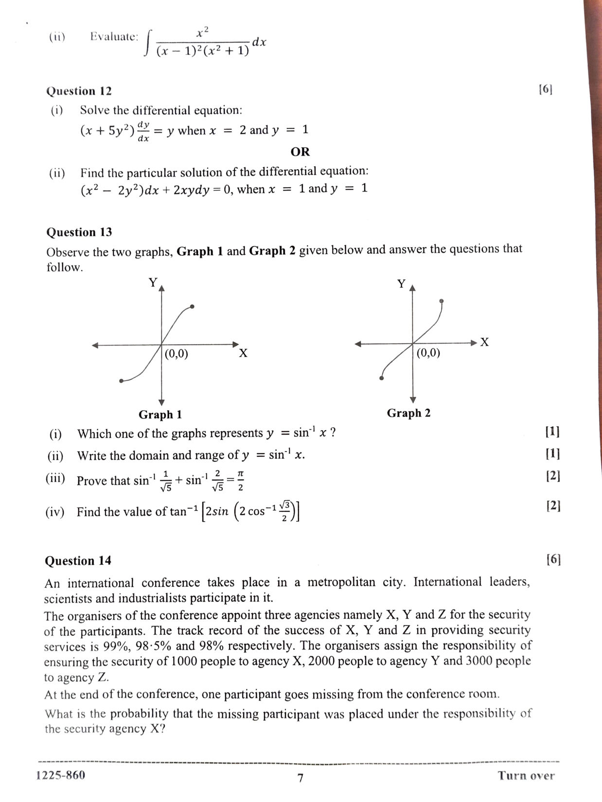ISC 2025 Mathematics Question Paper for Class 12 — page 7
