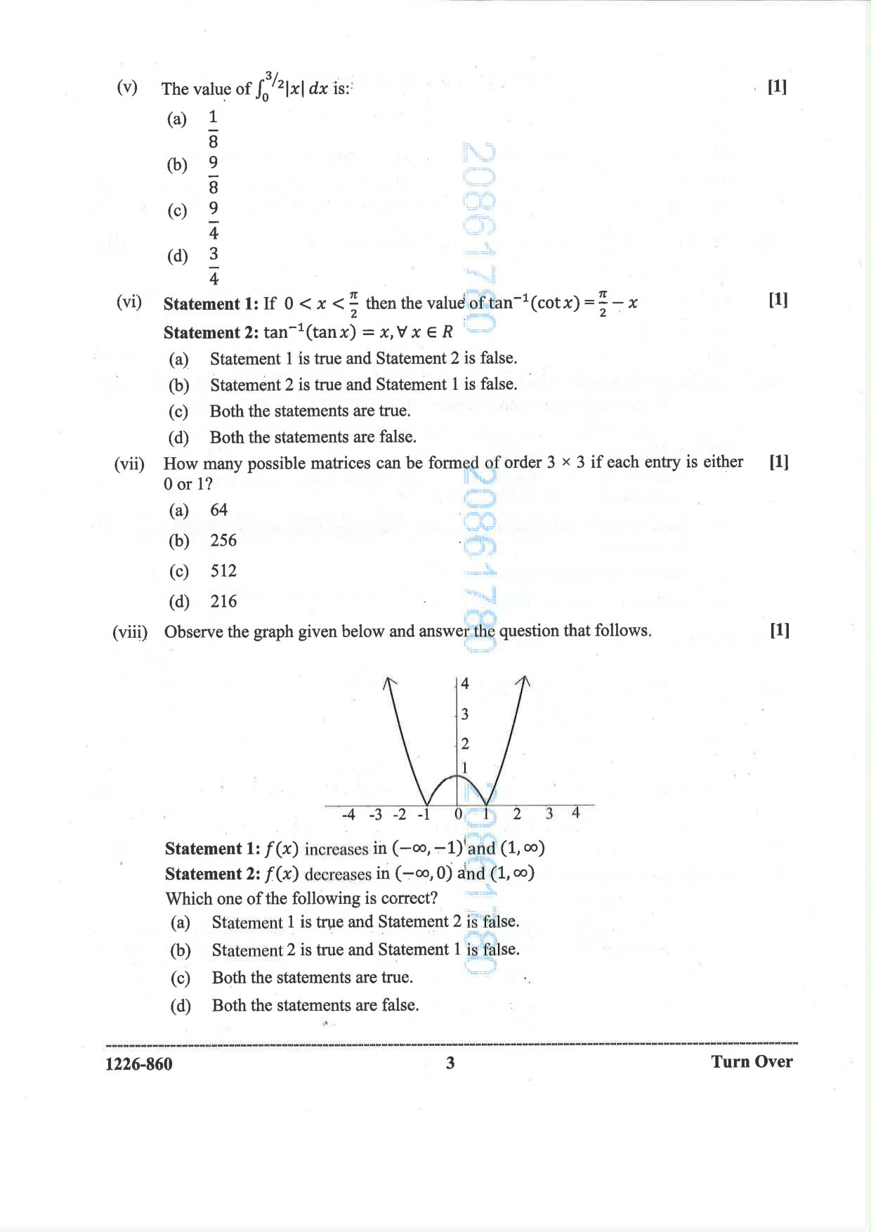 ISC 2026 Mathematics Question Paper for Class 12 — page 3