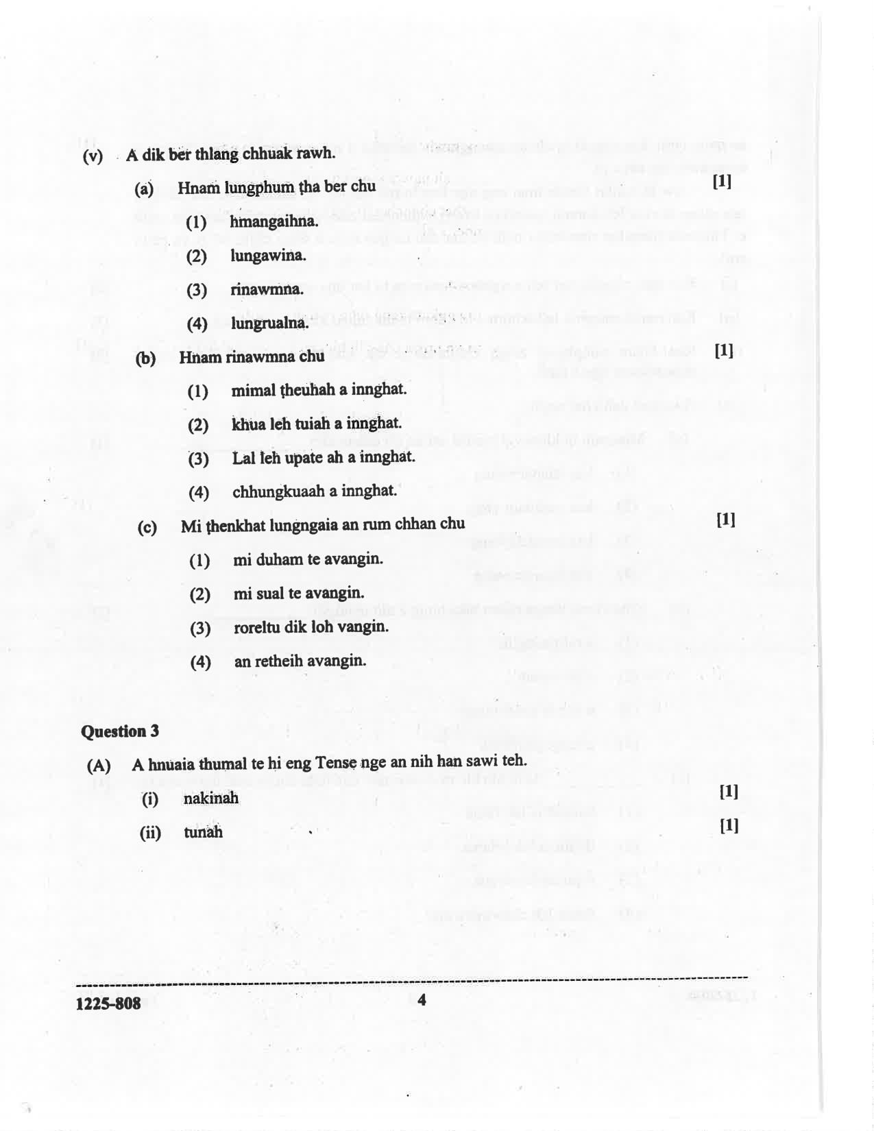 ISC 2025 Mizo Question Paper for Class 12 — page 4