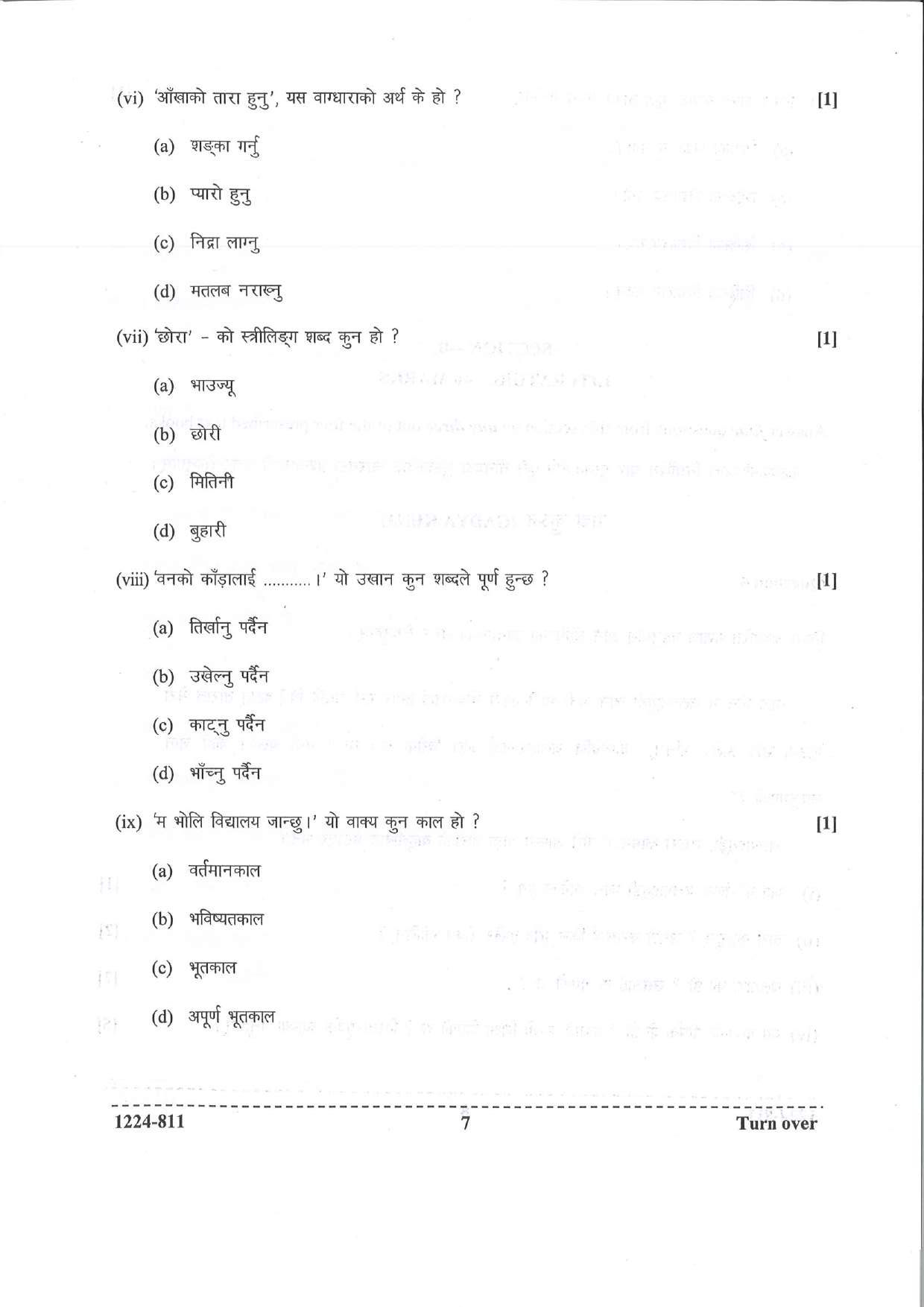 ISC 2024 Nepali Question Paper for Class 12 — page 7