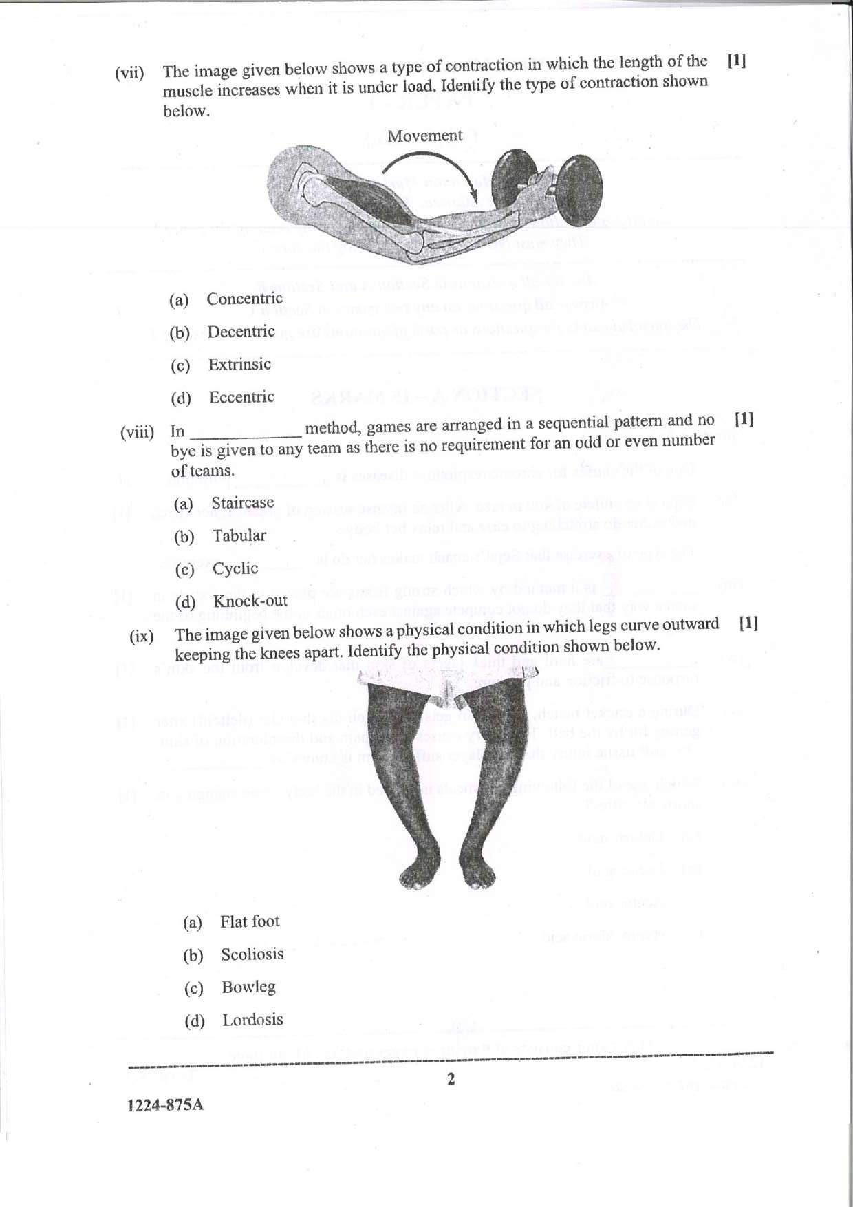 ISC 2024 Physical Education Question Paper for Class 12 — page 2