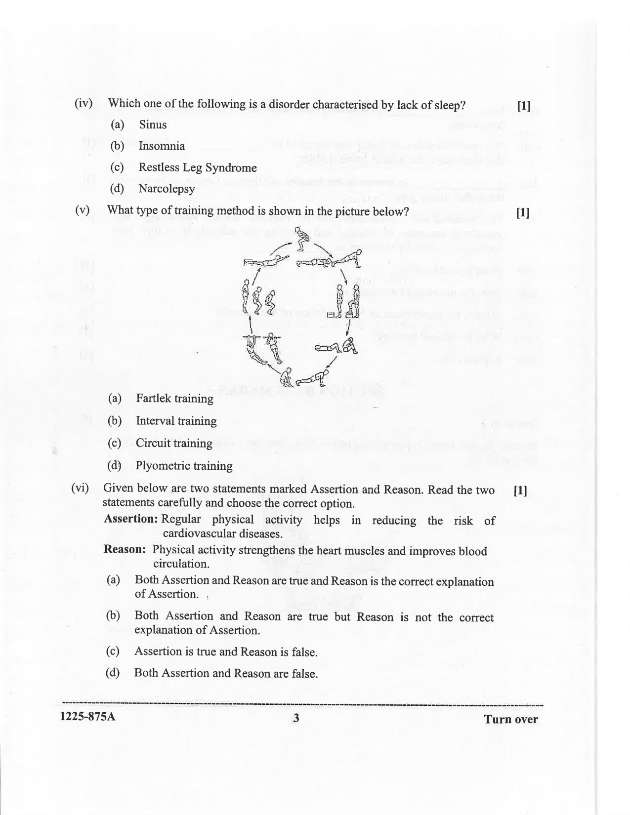ISC 2025 Physical Education Question Paper for Class 12 — page 3
