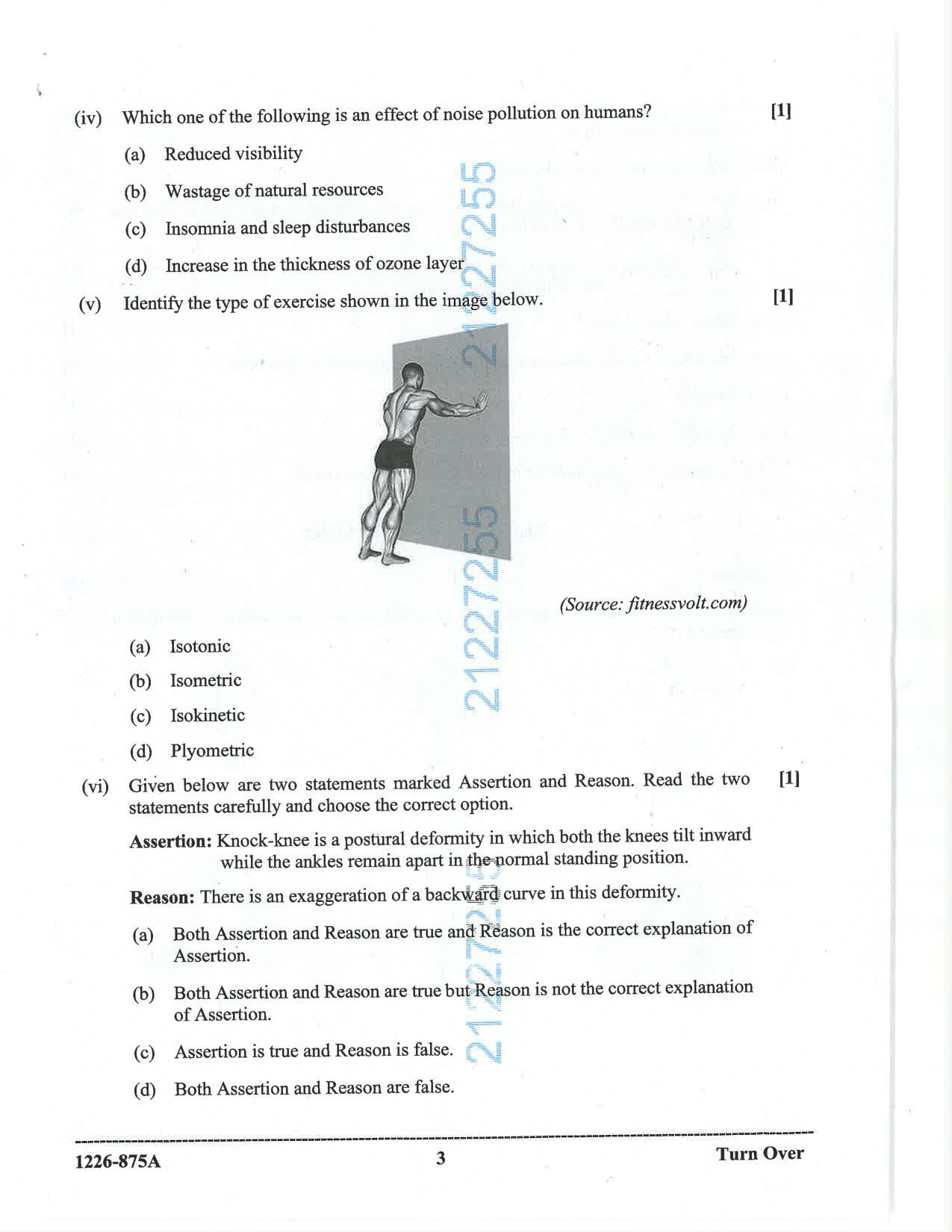 ISC 2026 Physical Education Question Paper for Class 12 — page 3