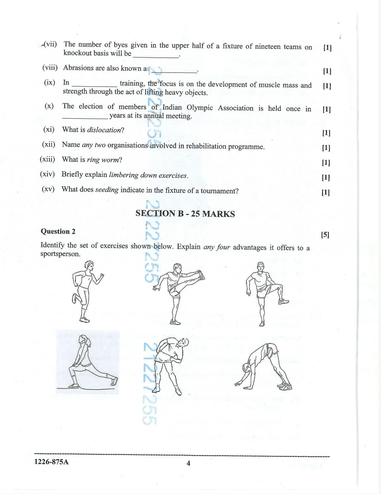 ISC 2026 Physical Education Question Paper for Class 12 — page 4