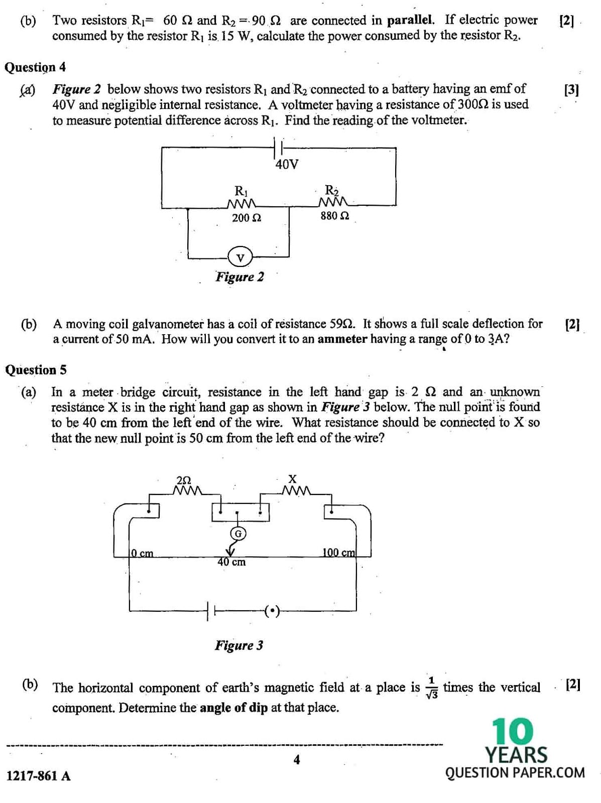 ISC Class 12 Physics 2017 Question Paper