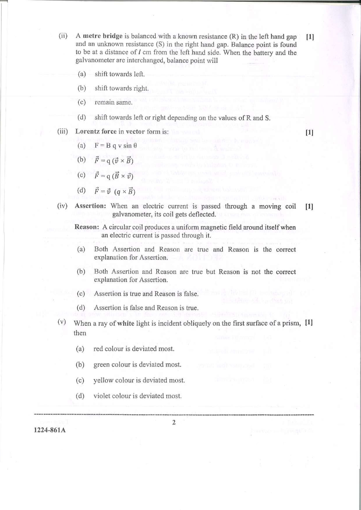 ISC 2024 Physics Question Paper for Class 12 — page 2