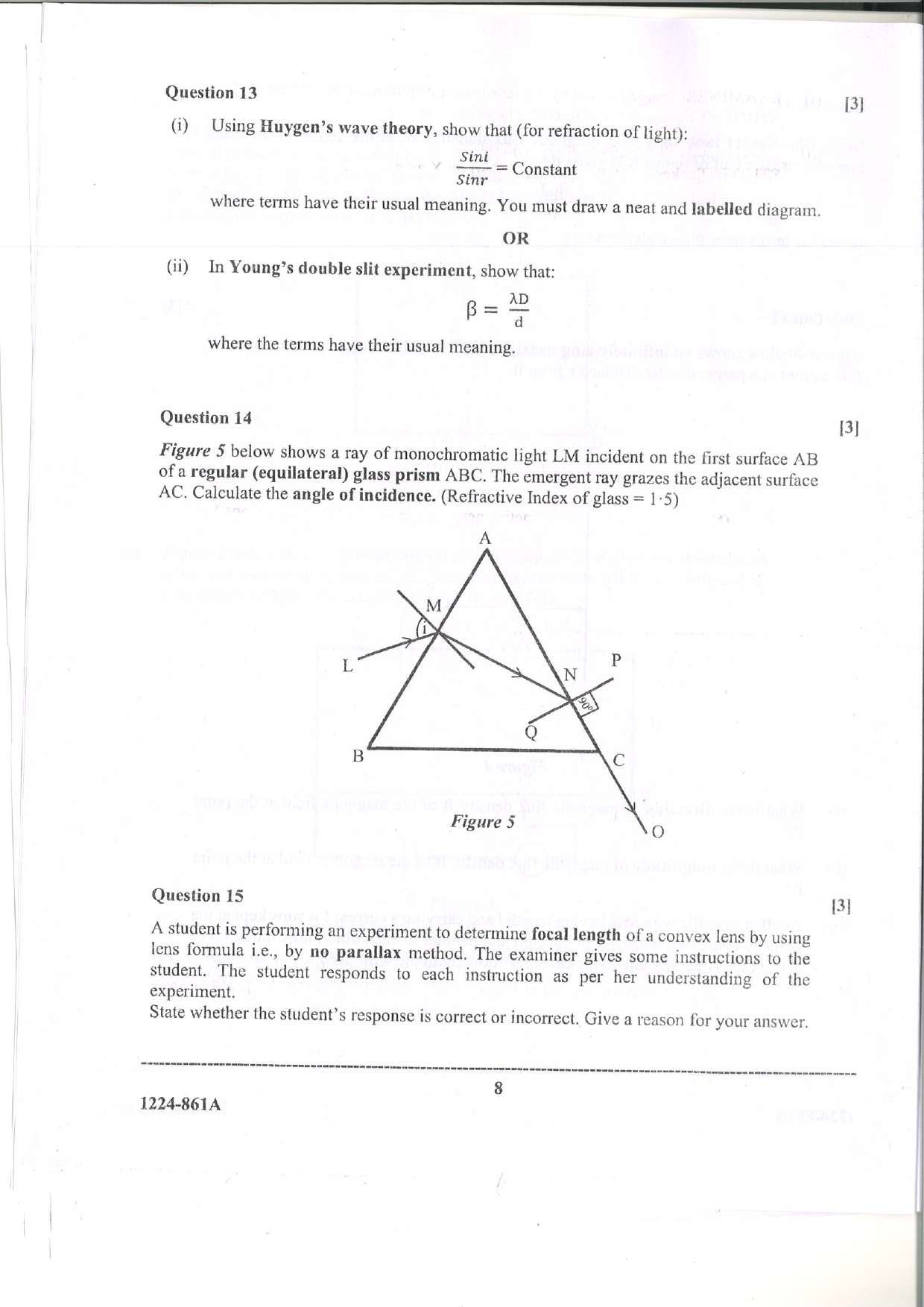 ISC 2024 Physics Question Paper for Class 12 — page 8