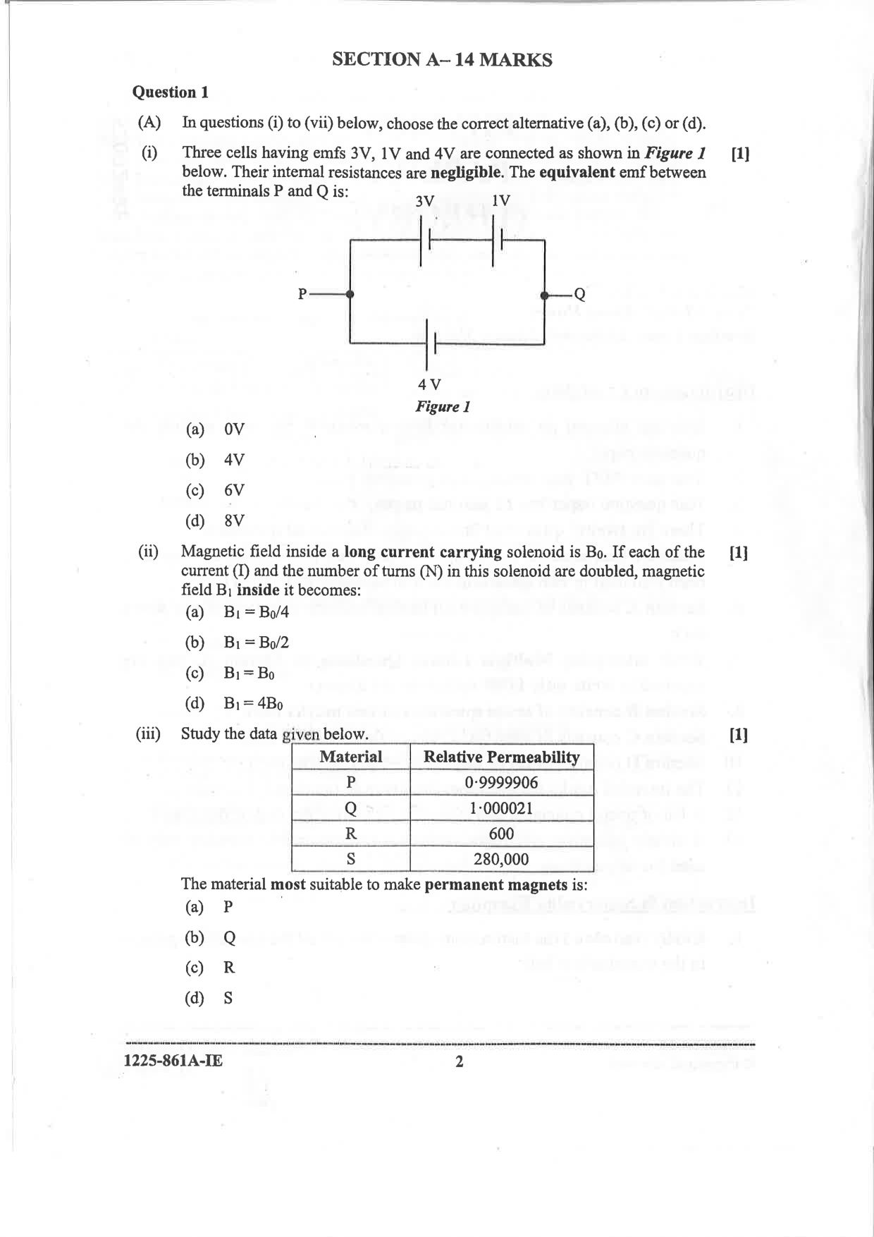 ISC 2025 Physics Improvement Examination Question Paper for Class 12 — page 2