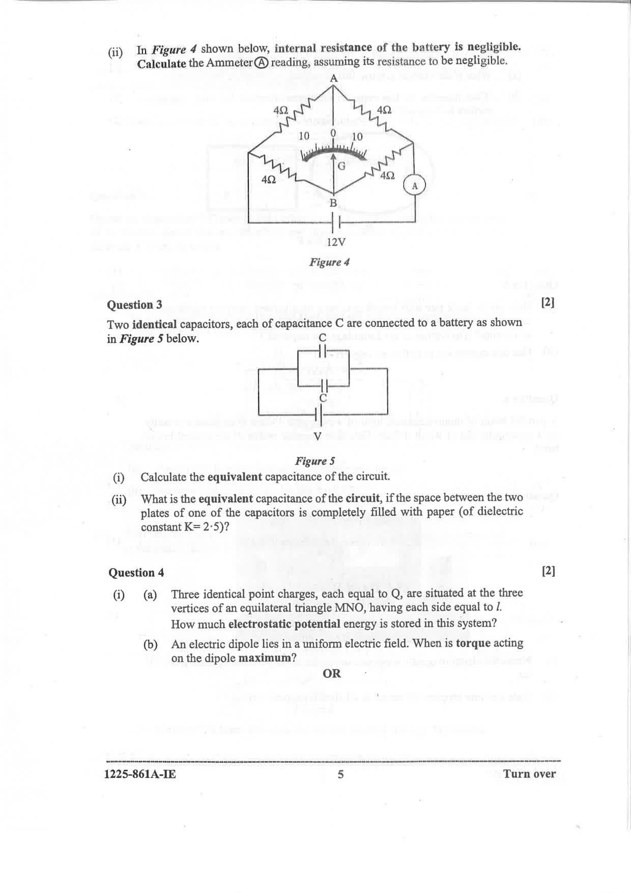 ISC 2025 Physics Improvement Examination Question Paper for Class 12 — page 5