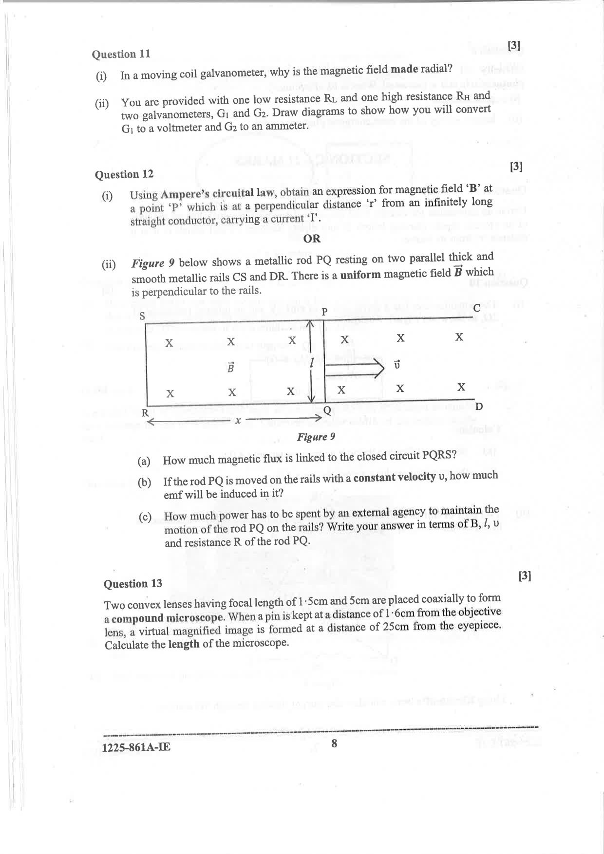 ISC 2025 Physics Improvement Examination Question Paper for Class 12 — page 8