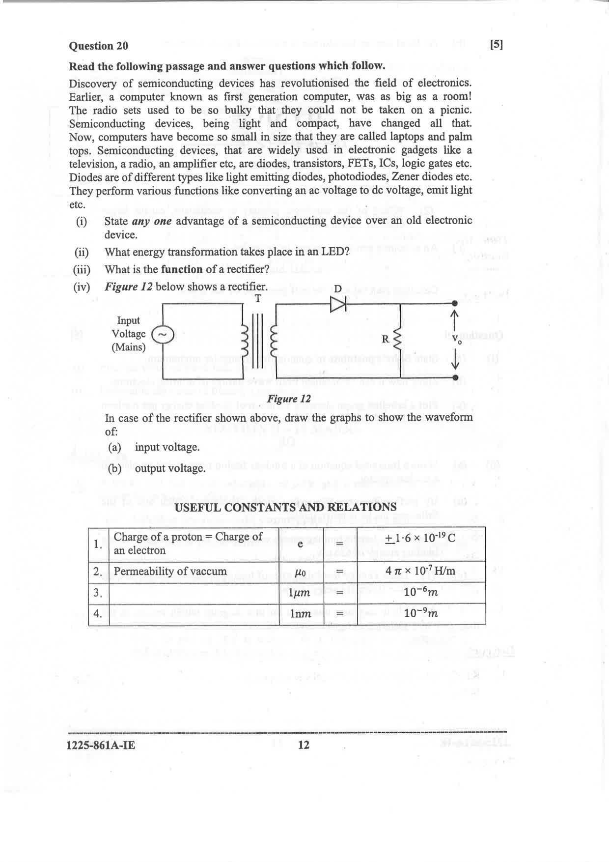 ISC 2025 Physics Improvement Examination Question Paper for Class 12 — page 12
