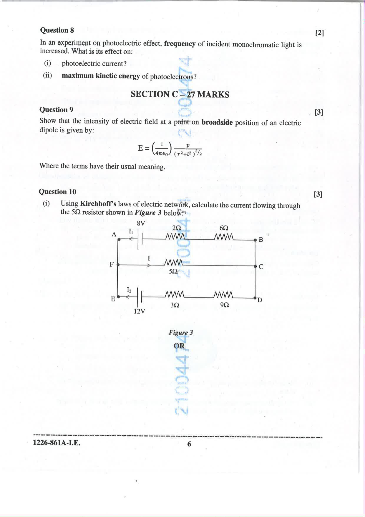 ISC 2026 Physics Improvement Examination Question Paper for Class 12 — page 6