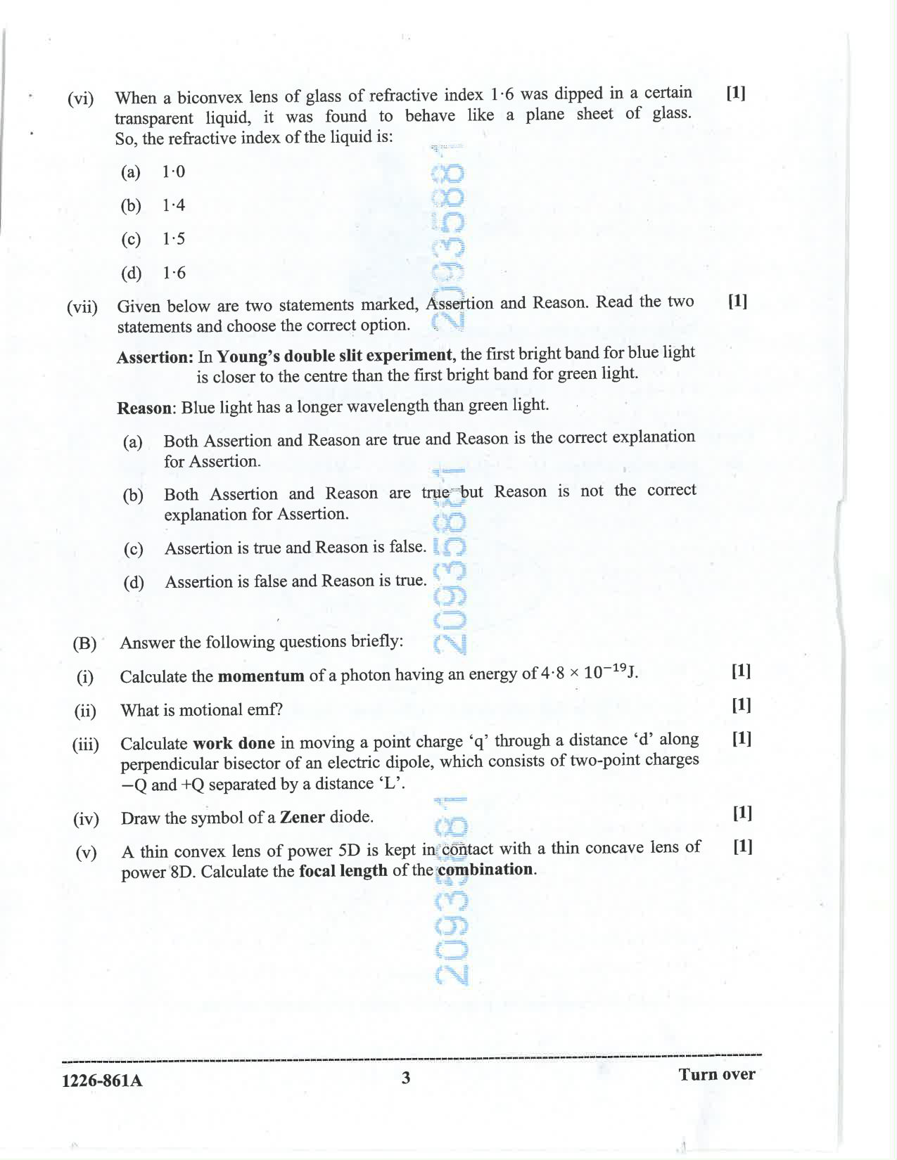 ISC 2026 Physics Question Paper for Class 12 — page 3