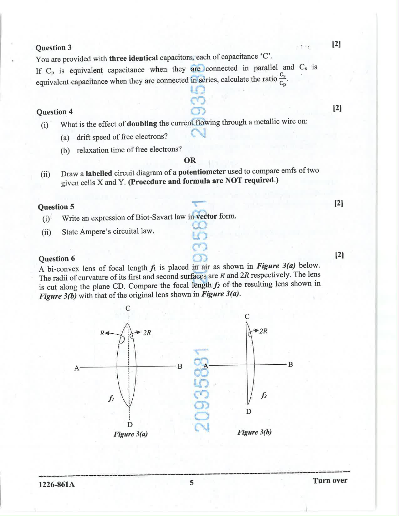 ISC 2026 Physics Question Paper for Class 12 — page 5