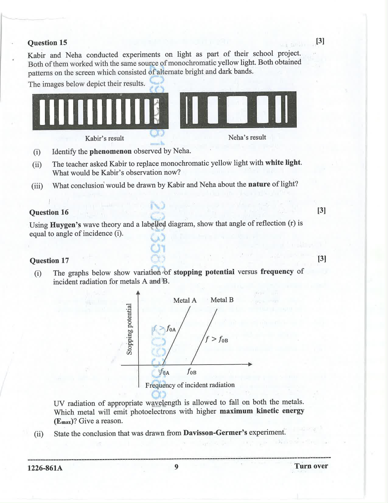 ISC 2026 Physics Question Paper for Class 12 — page 9