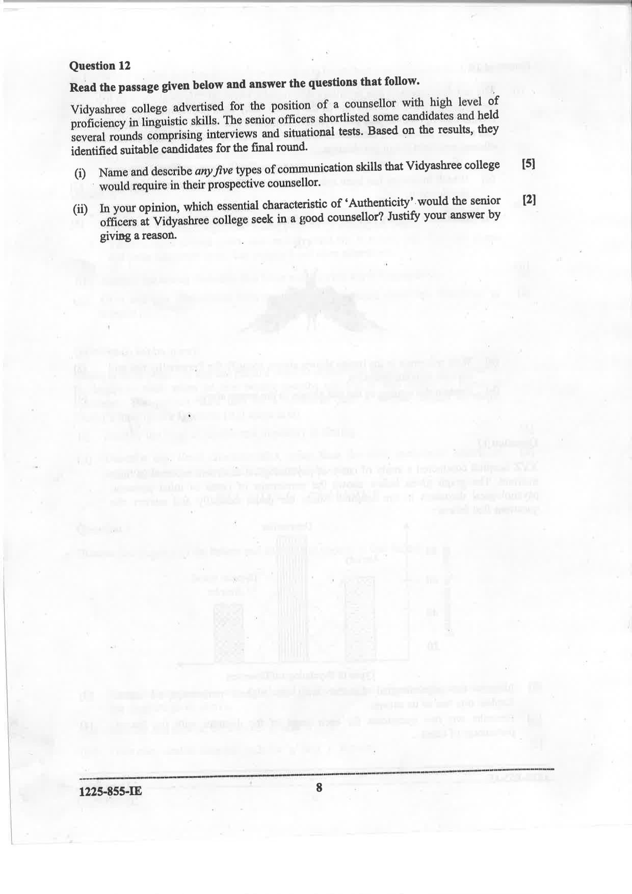 ISC 2025 Psychology Improvement Examination Question Paper for Class 12 — page 8