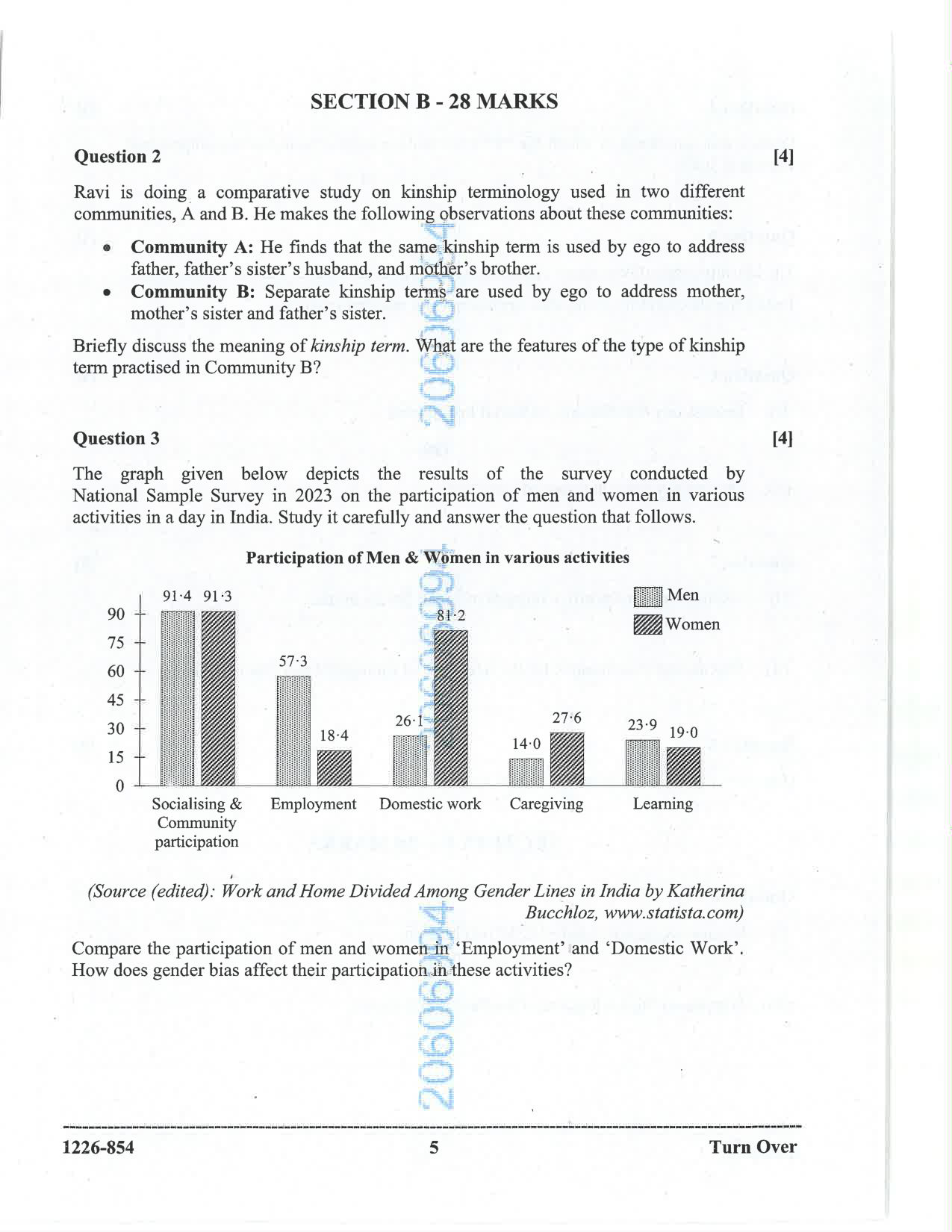 ISC 2026 Sociology Question Paper for Class 12 — page 5