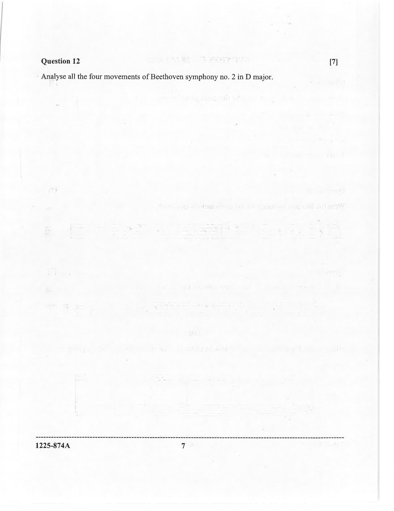 ISC 2025 Western Music Question Paper for Class 12 — page 7