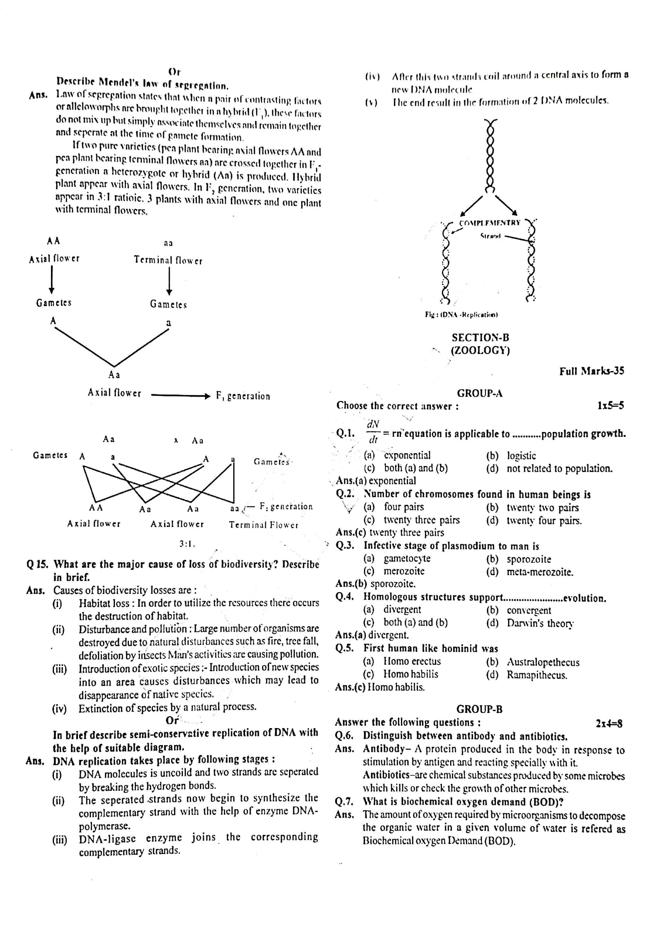 JAC Class 12 Biology Question Paper 2013 with Solution — page 2