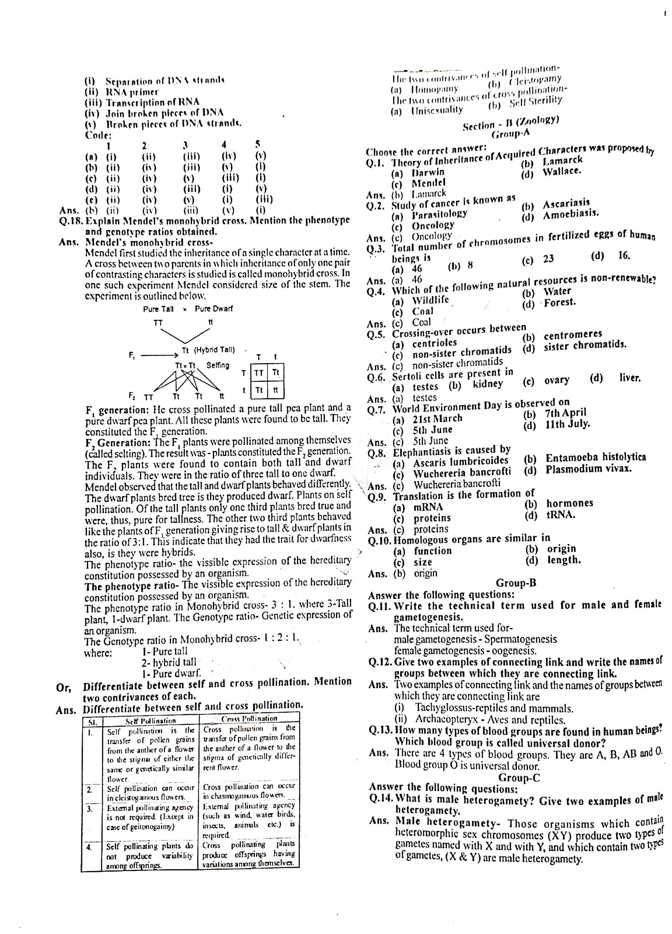 JAC Class 12 Biology Question Paper 2014 with Solution — page 2