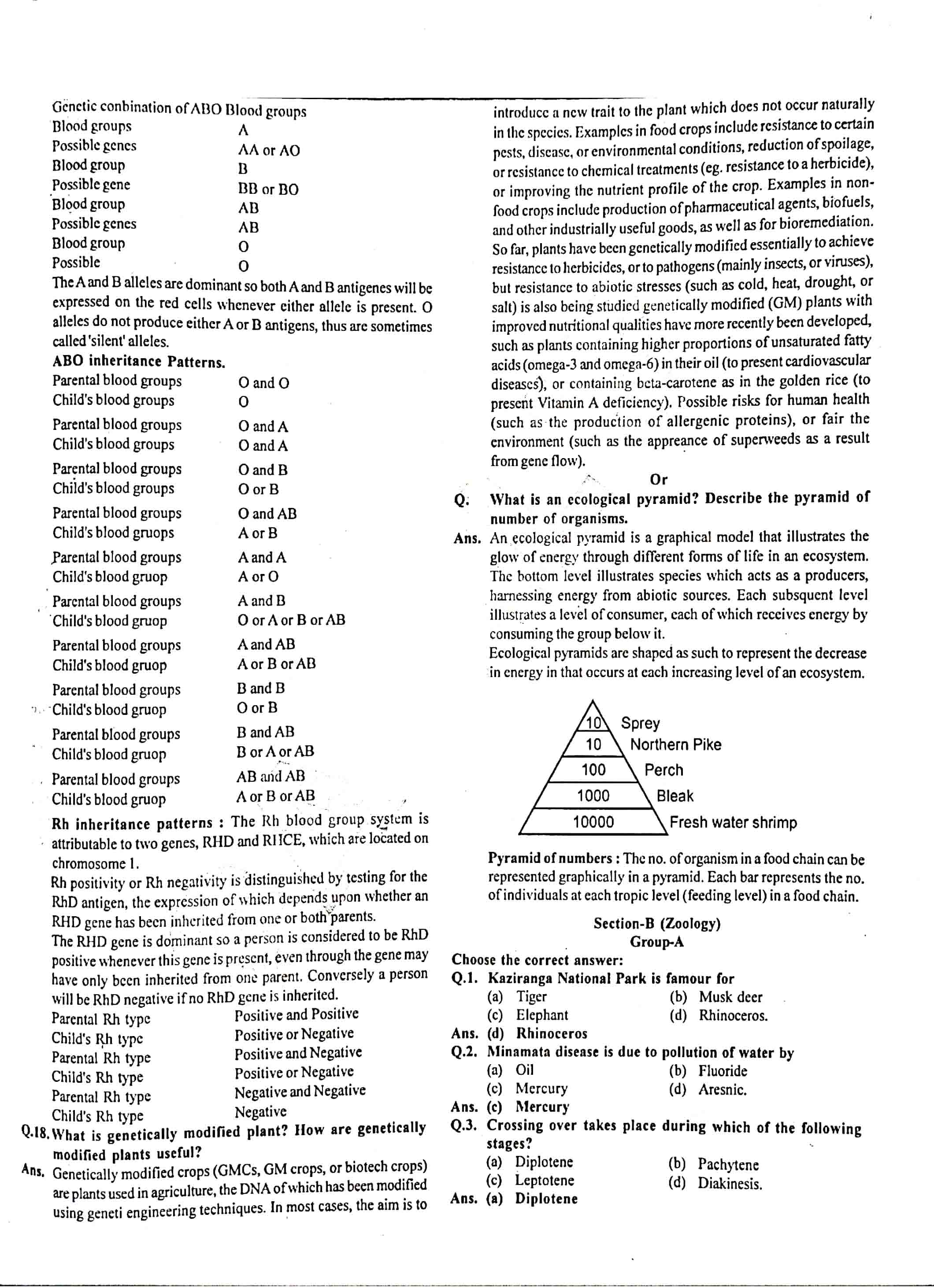 JAC Class 12 Biology Question Paper 2017 with Solution — page 3