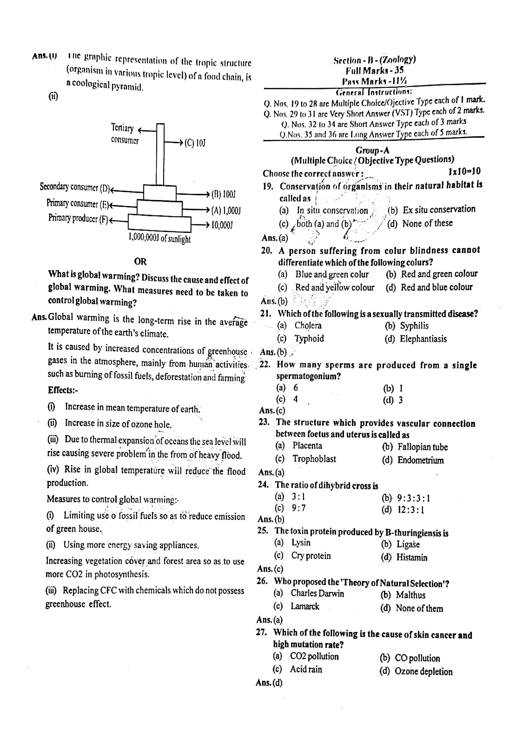 JAC Class 12 Biology Question Paper 2020 with Solution — page 3