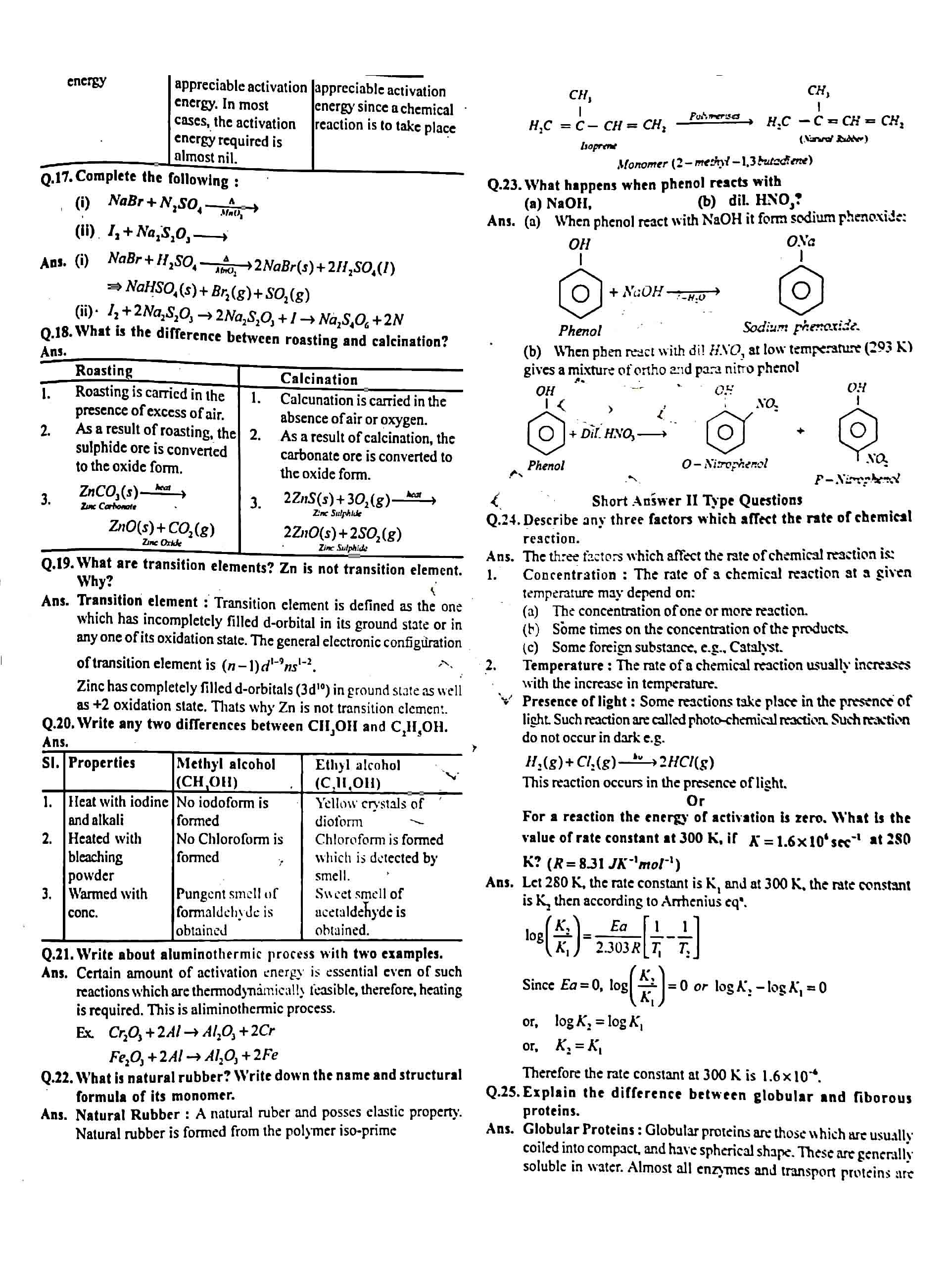 JAC Class 12 Chemistry Question Paper 2016 with Solution — page 2