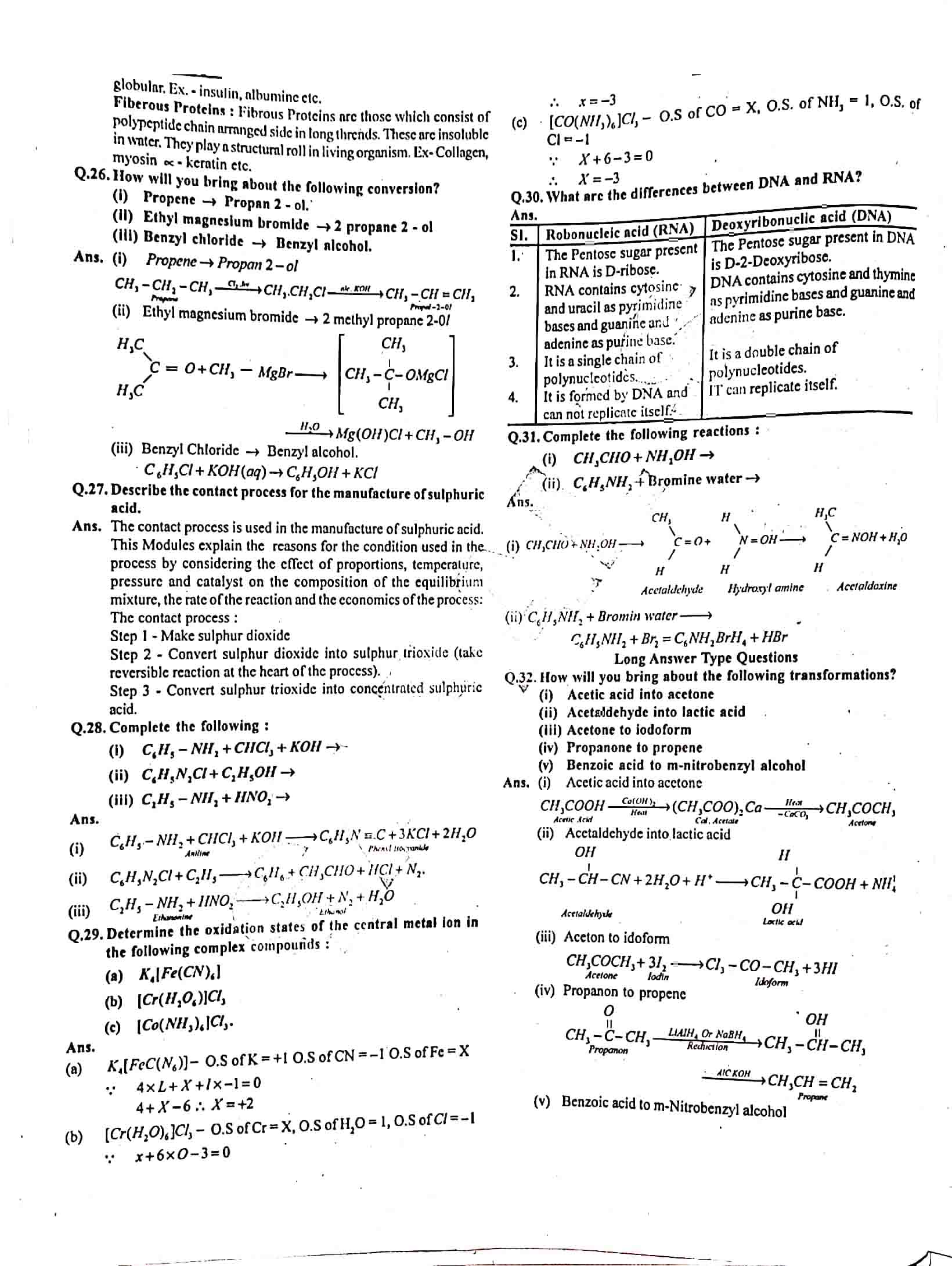 JAC Class 12 Chemistry Question Paper 2016 with Solution — page 3