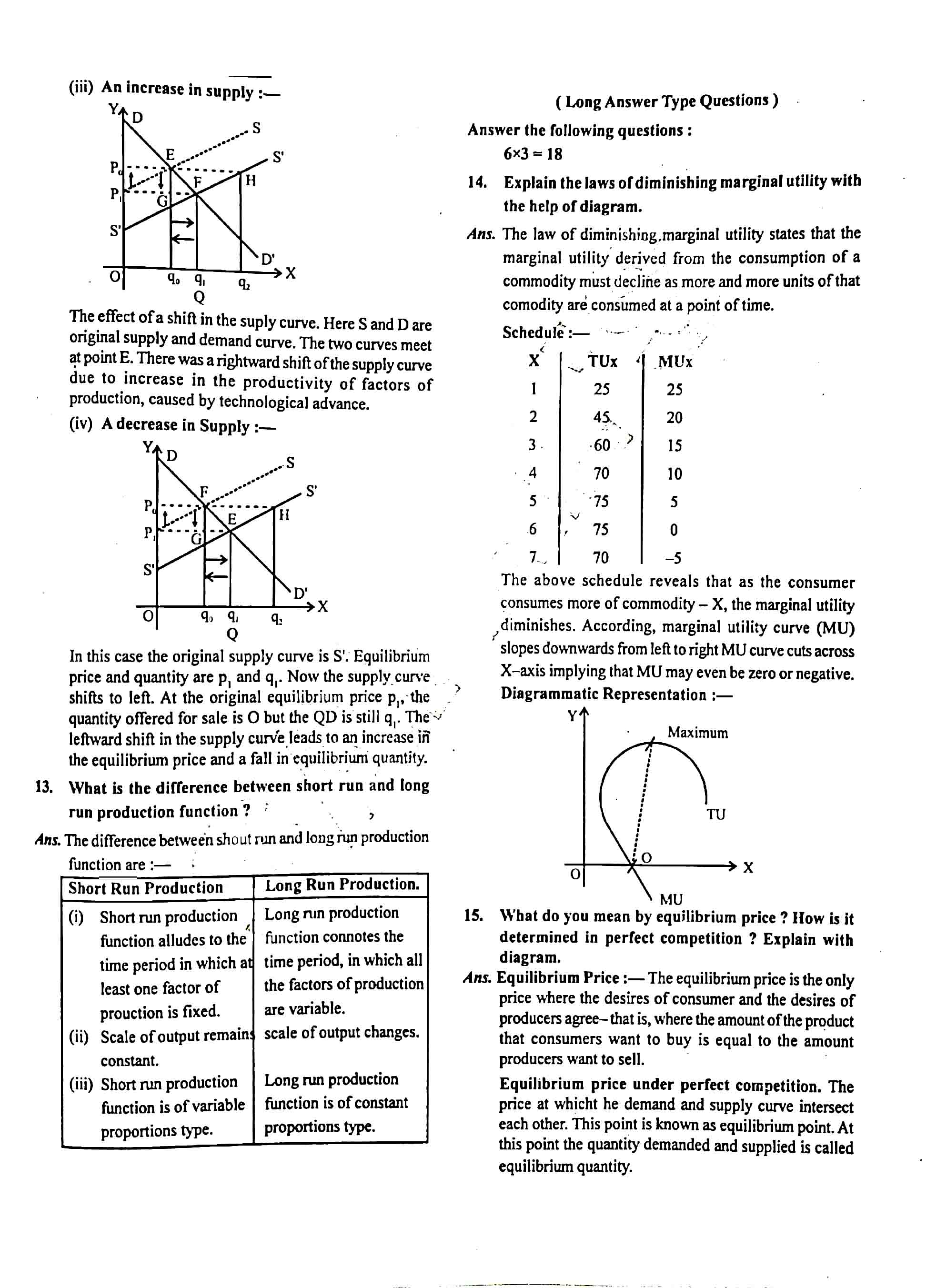 JAC Class 12 economics Question Paper 2020 with Solution — page 3