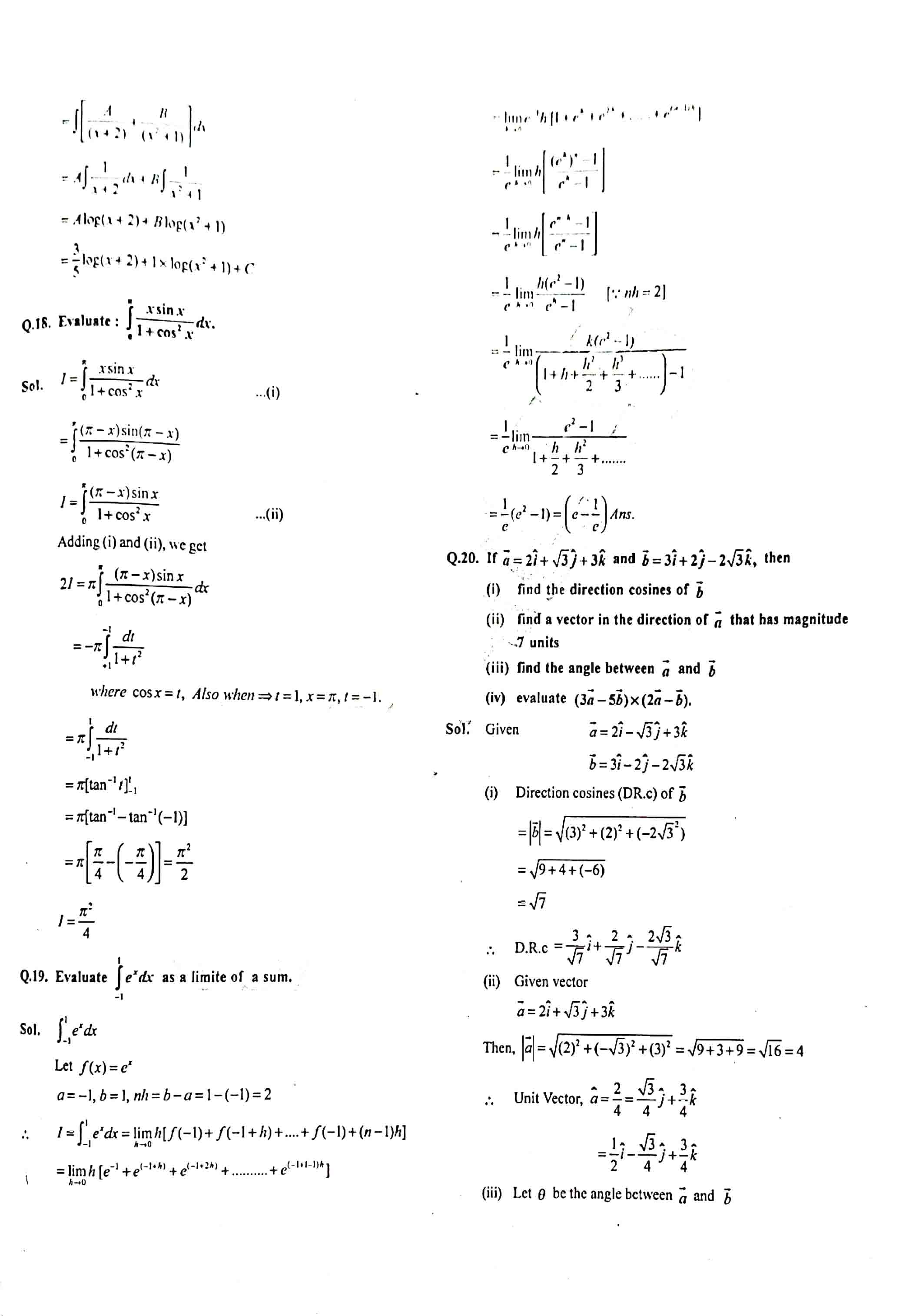 JAC Class 12 Math Question Paper 2016 with Solution — page 4