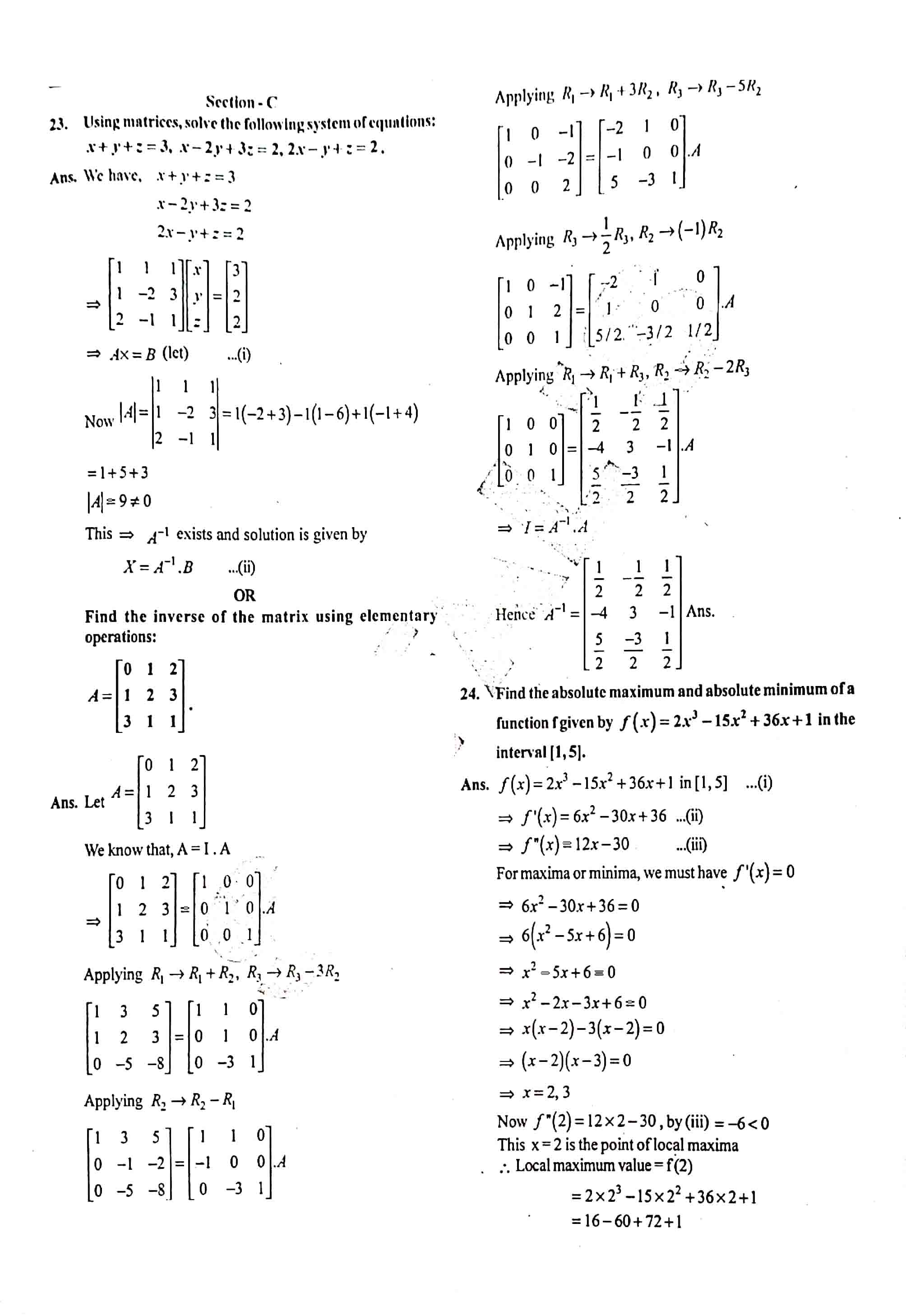 JAC Class 12 Math Question Paper 2019 with Solution — page 9
