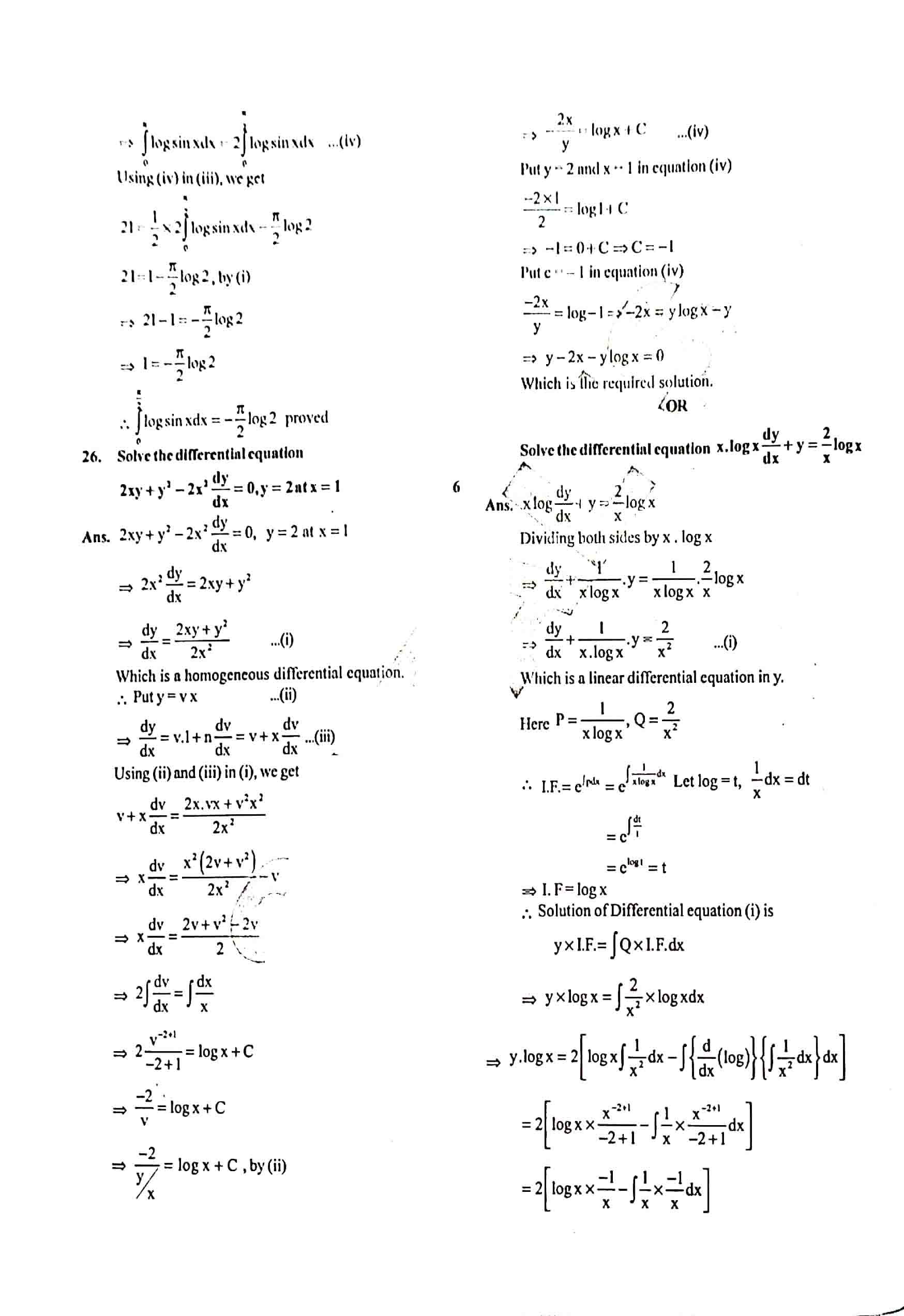 JAC Class 12 Math Question Paper 2020 with Solution — page 10