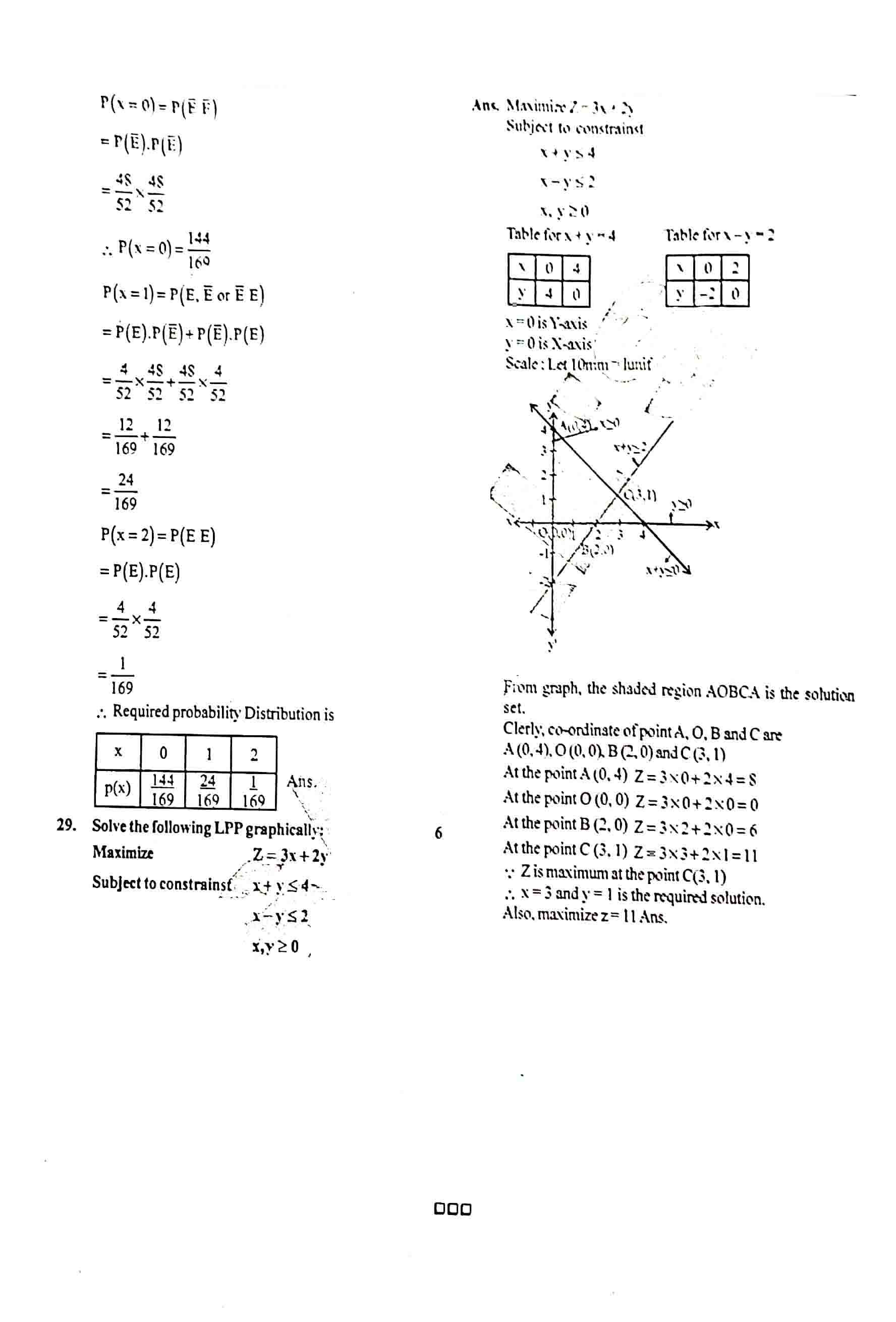 JAC Class 12 Math Question Paper 2020 with Solution — page 12