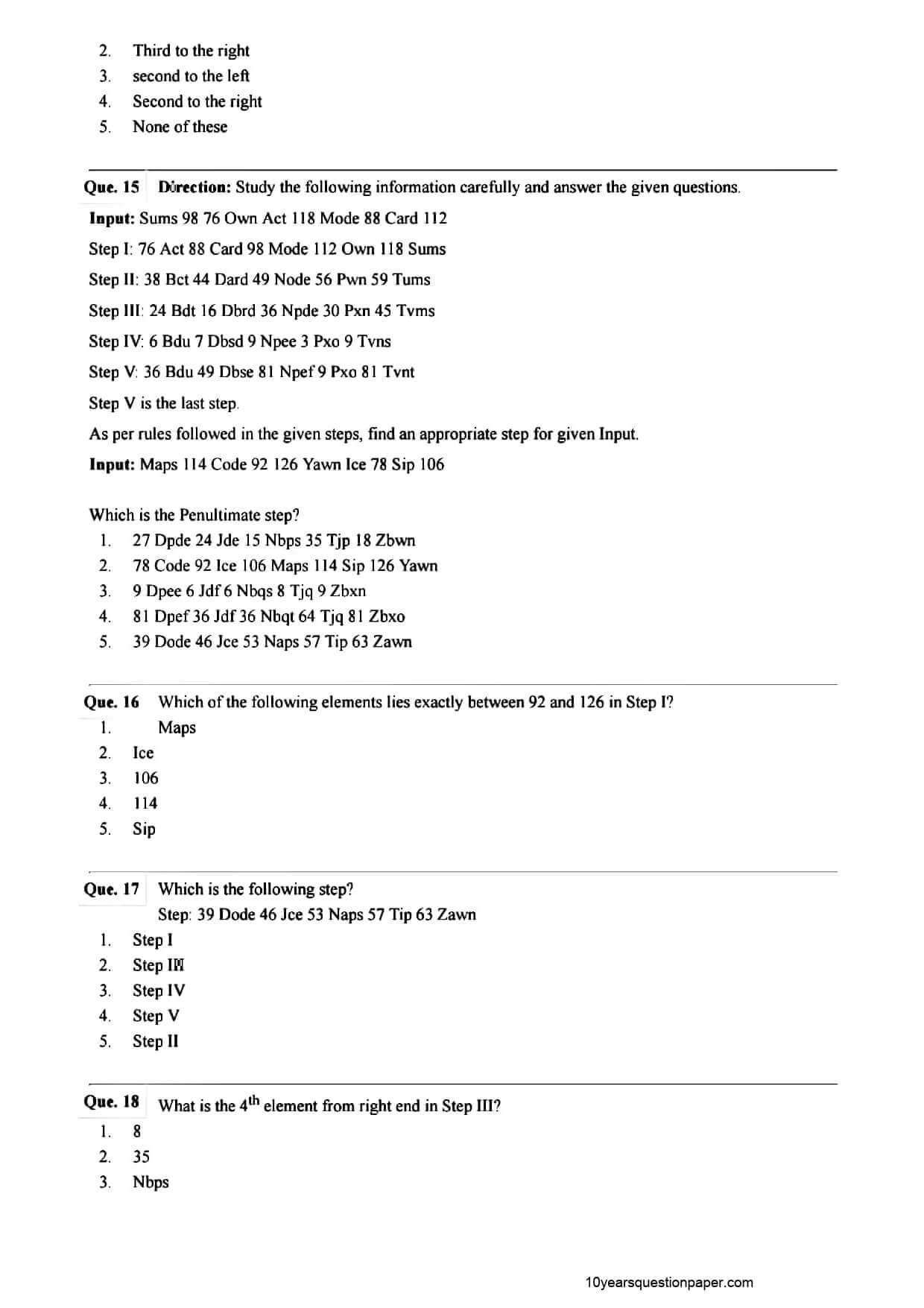 SBI PO Mains Question Paper 2021 — page 4
