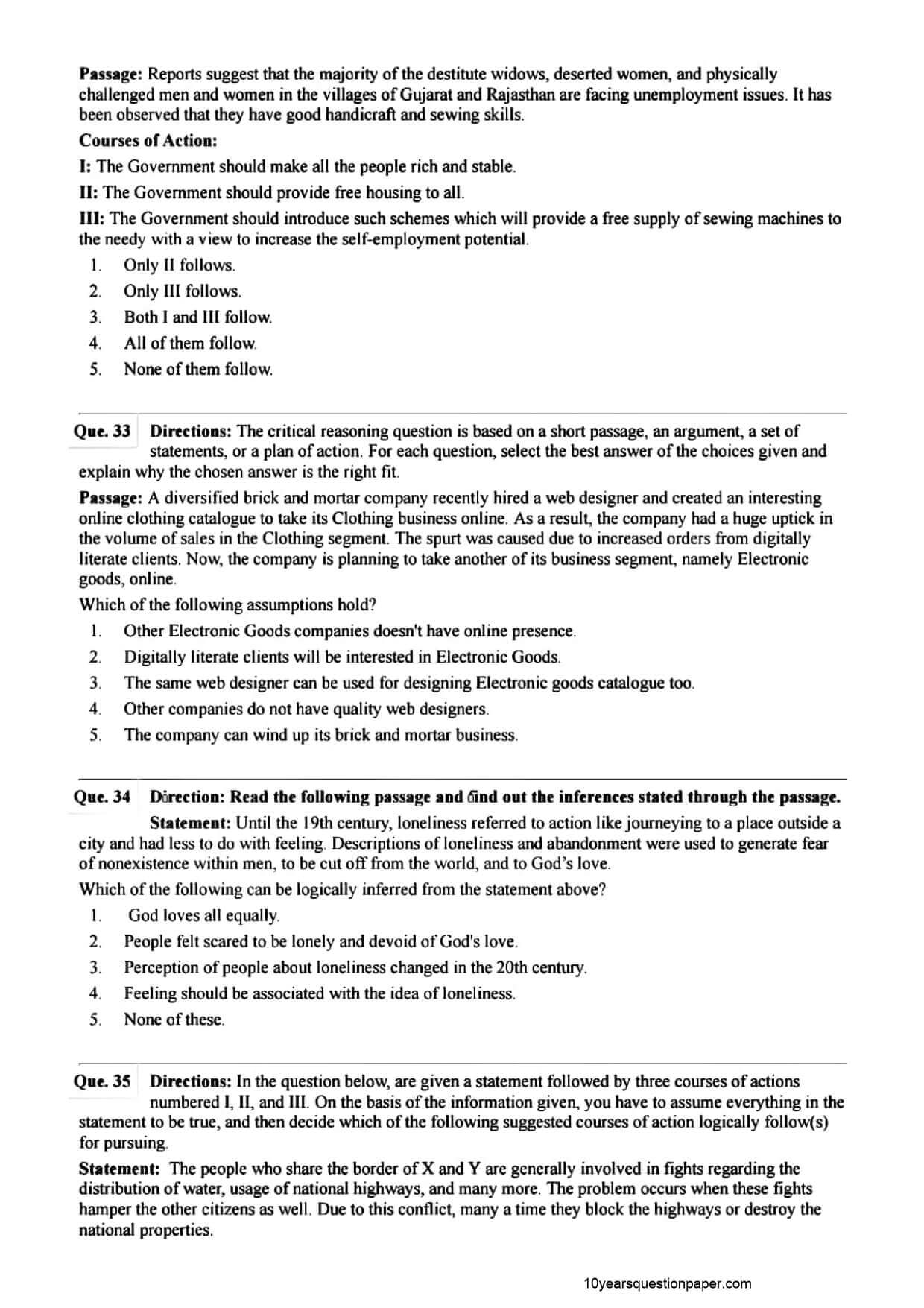 SBI PO Mains Question Paper 2021 — page 9