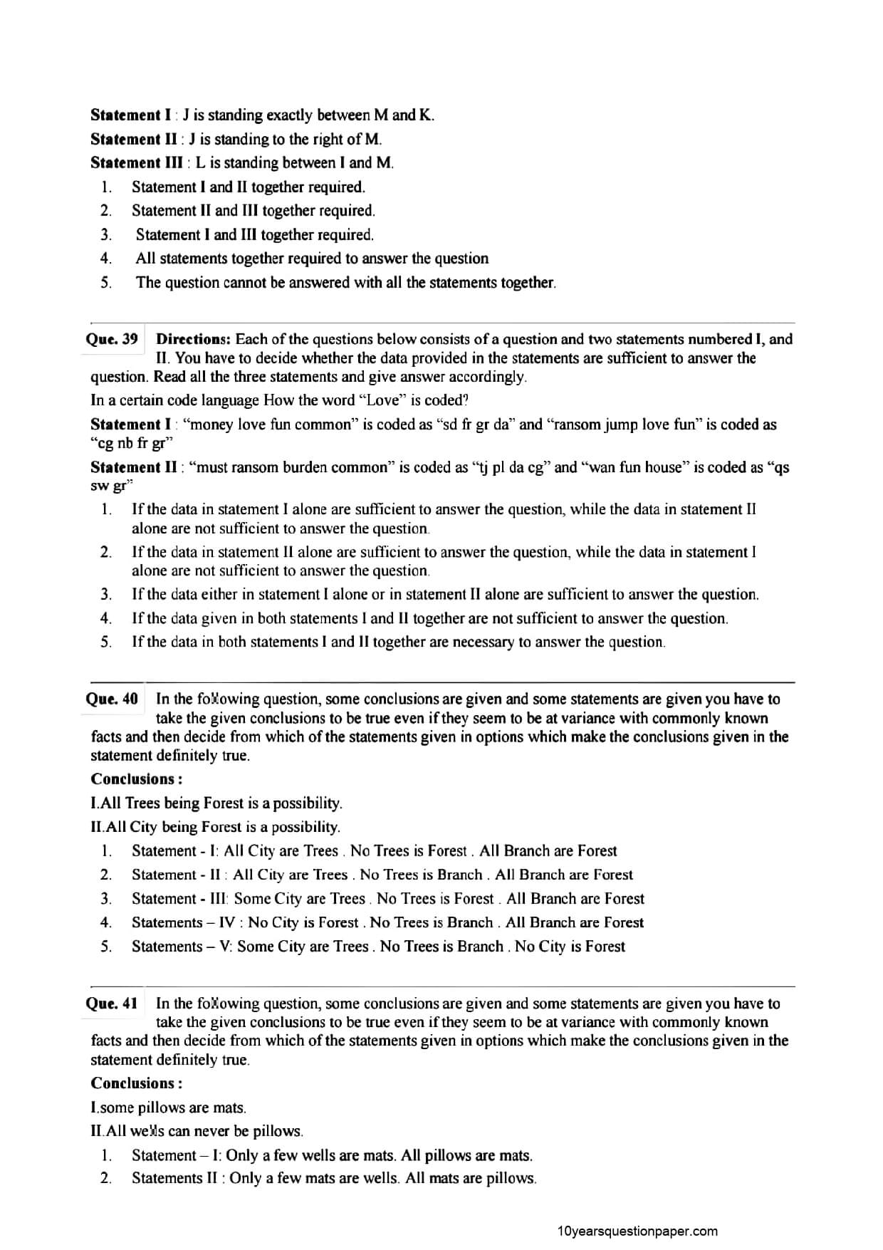 SBI PO Mains Question Paper 2021 — page 11
