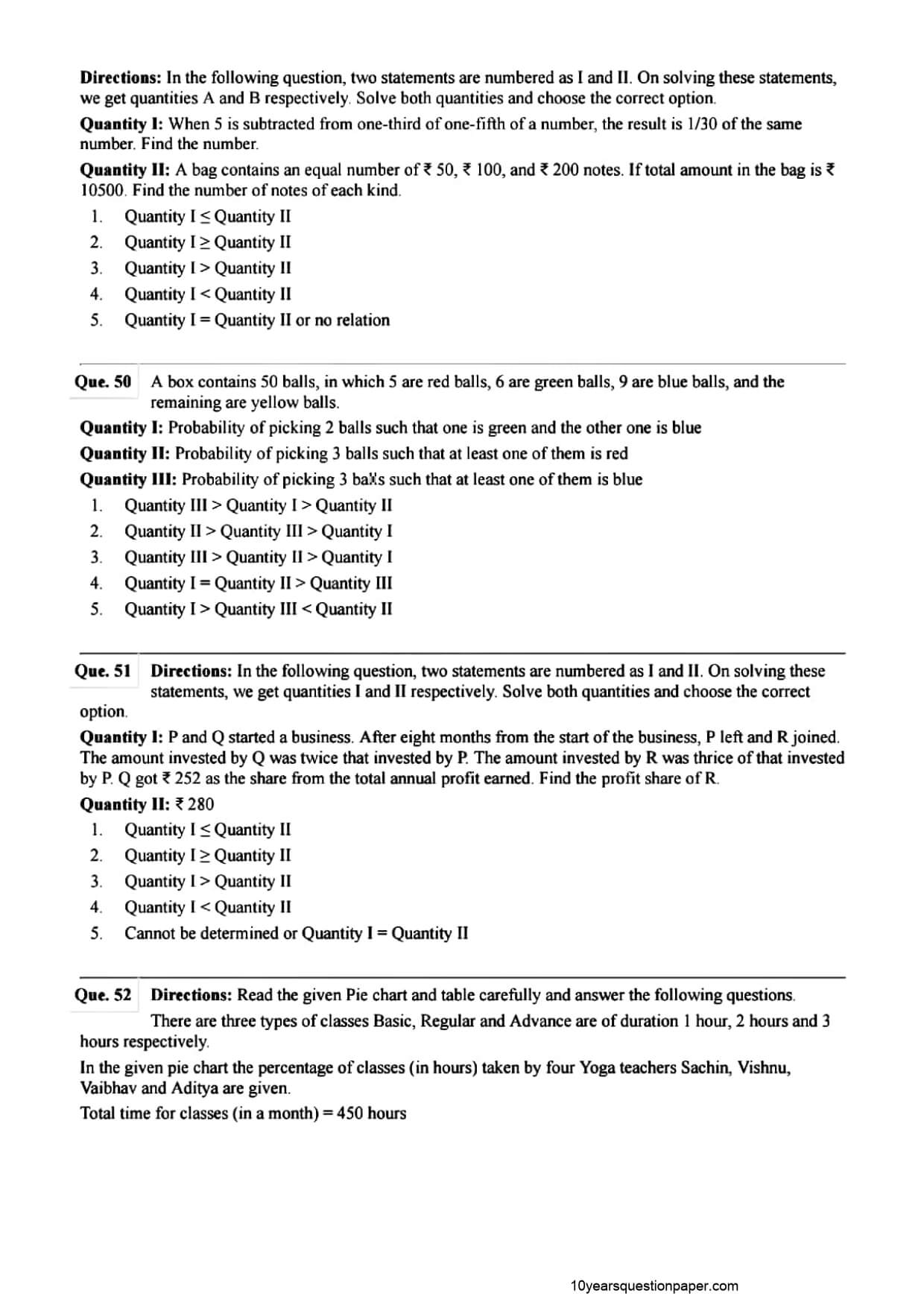 SBI PO Mains Question Paper 2021 — page 14