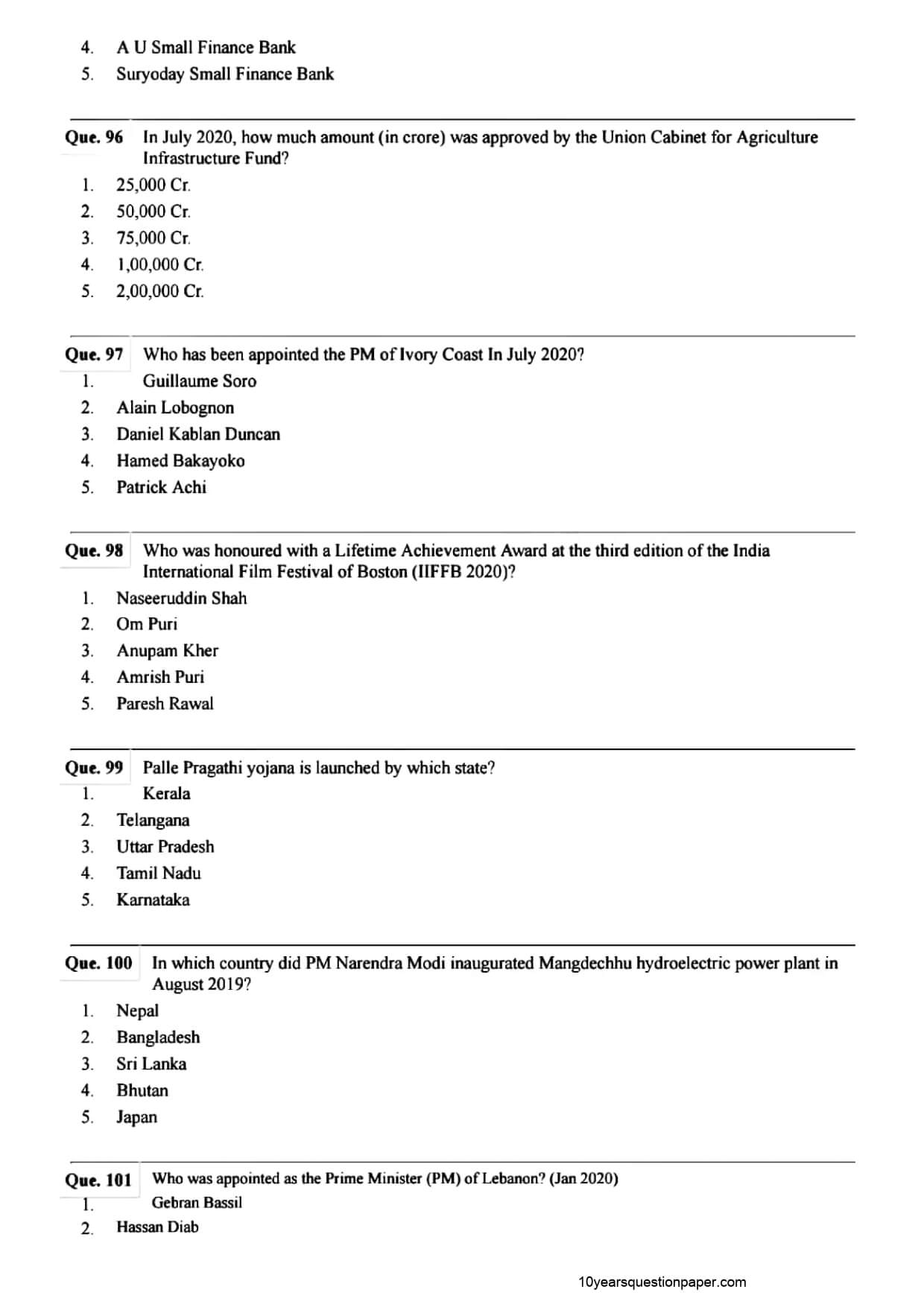 SBI PO Mains Question Paper 2021 — page 25