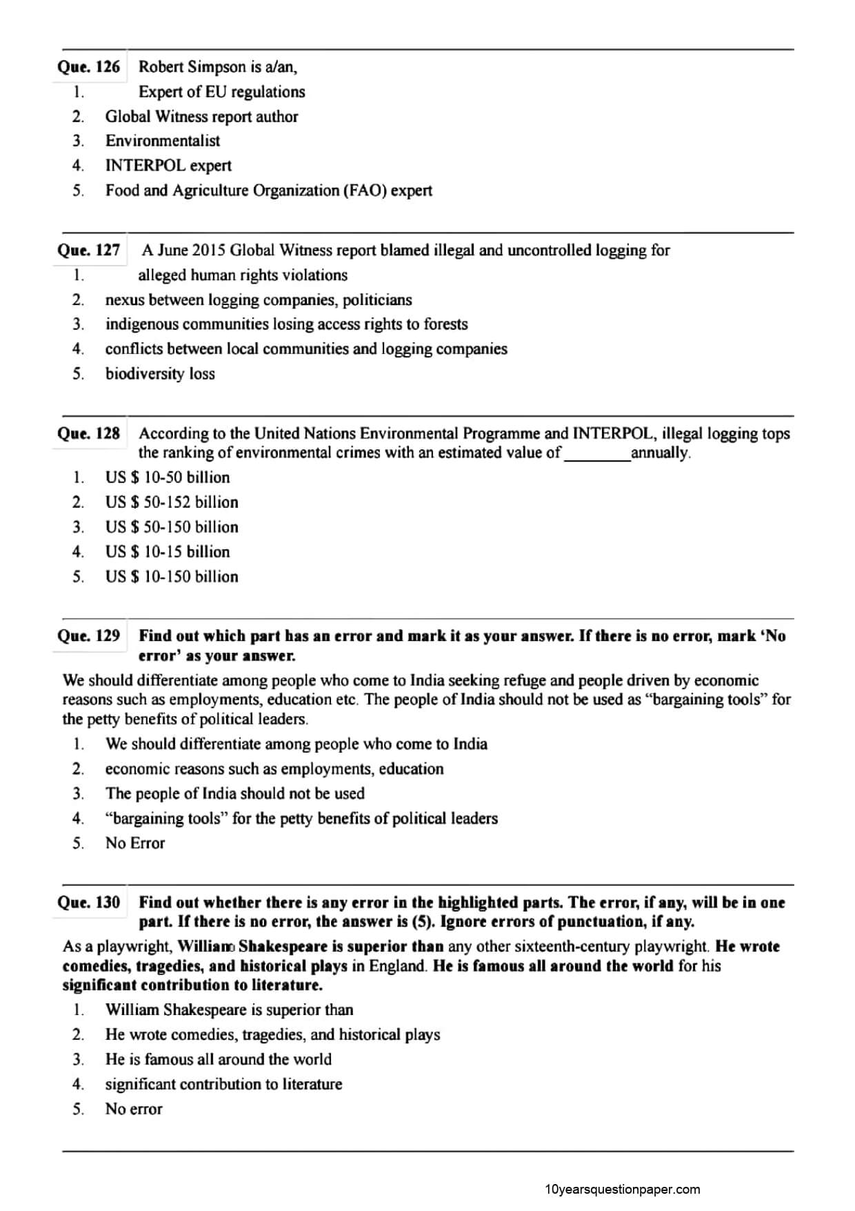 SBI PO Mains Question Paper 2021 — page 31