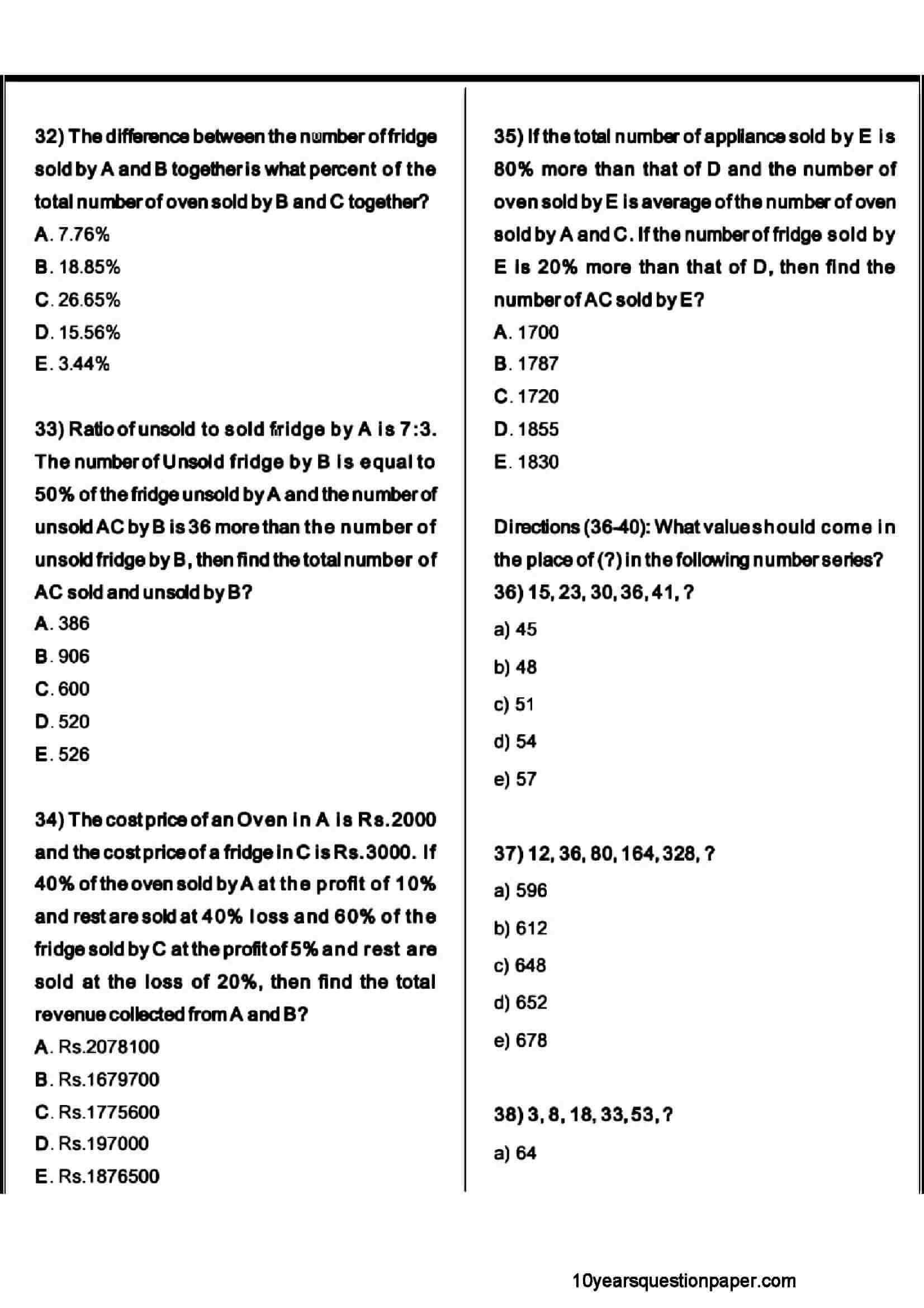 SBI PO Prelims Question Paper 2021 — page 8