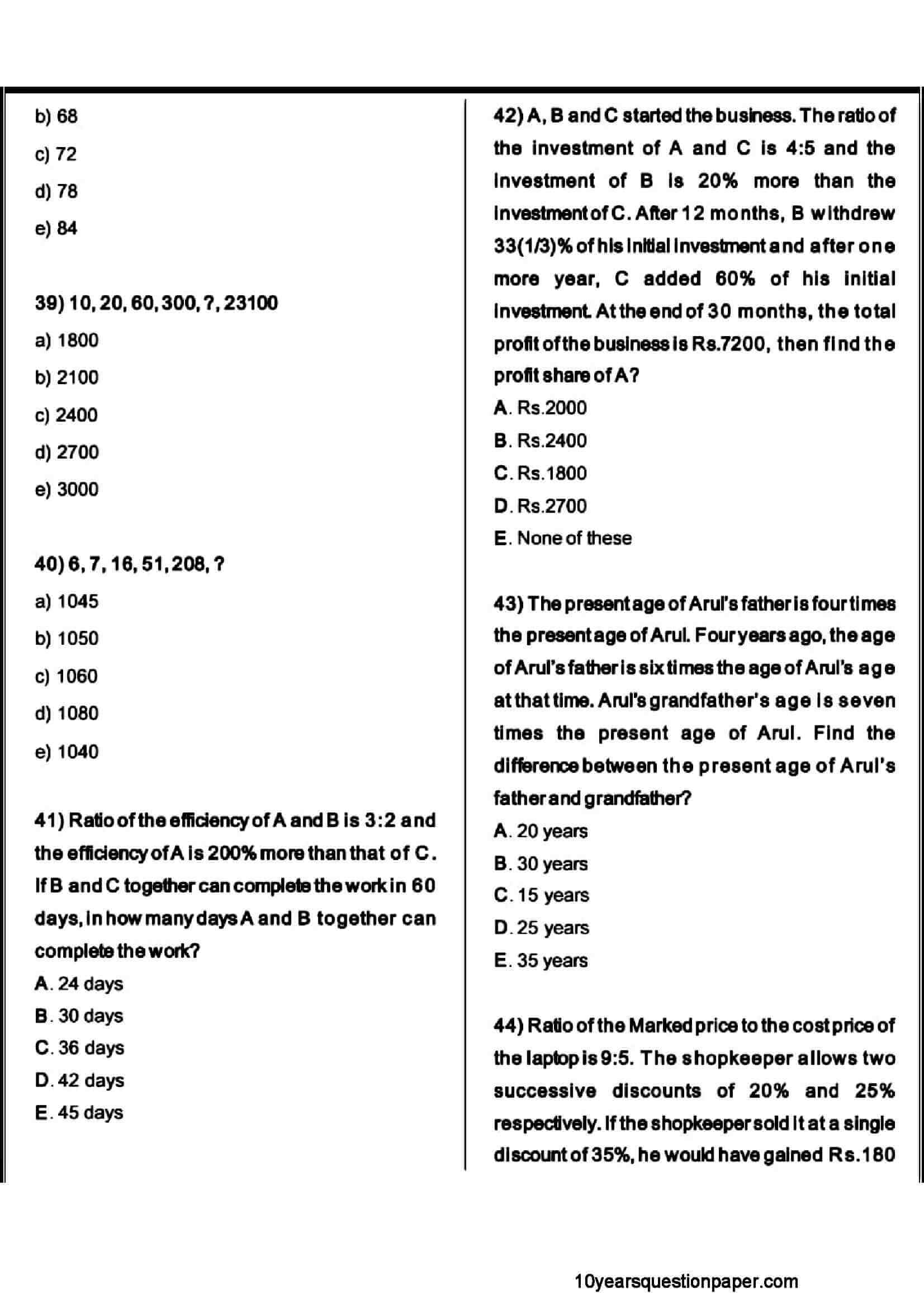 SBI PO Prelims Question Paper 2021 — page 9
